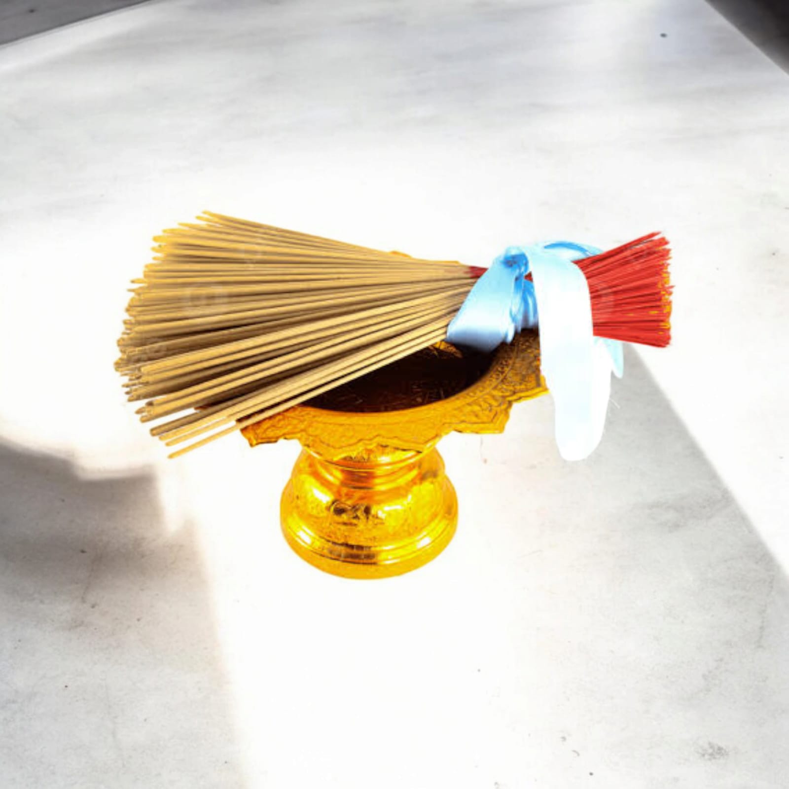 Fragrance Kasturi Incense Sticks in a 130-gram zipper pack, offering a soothing earthy aroma for home and spiritual use.