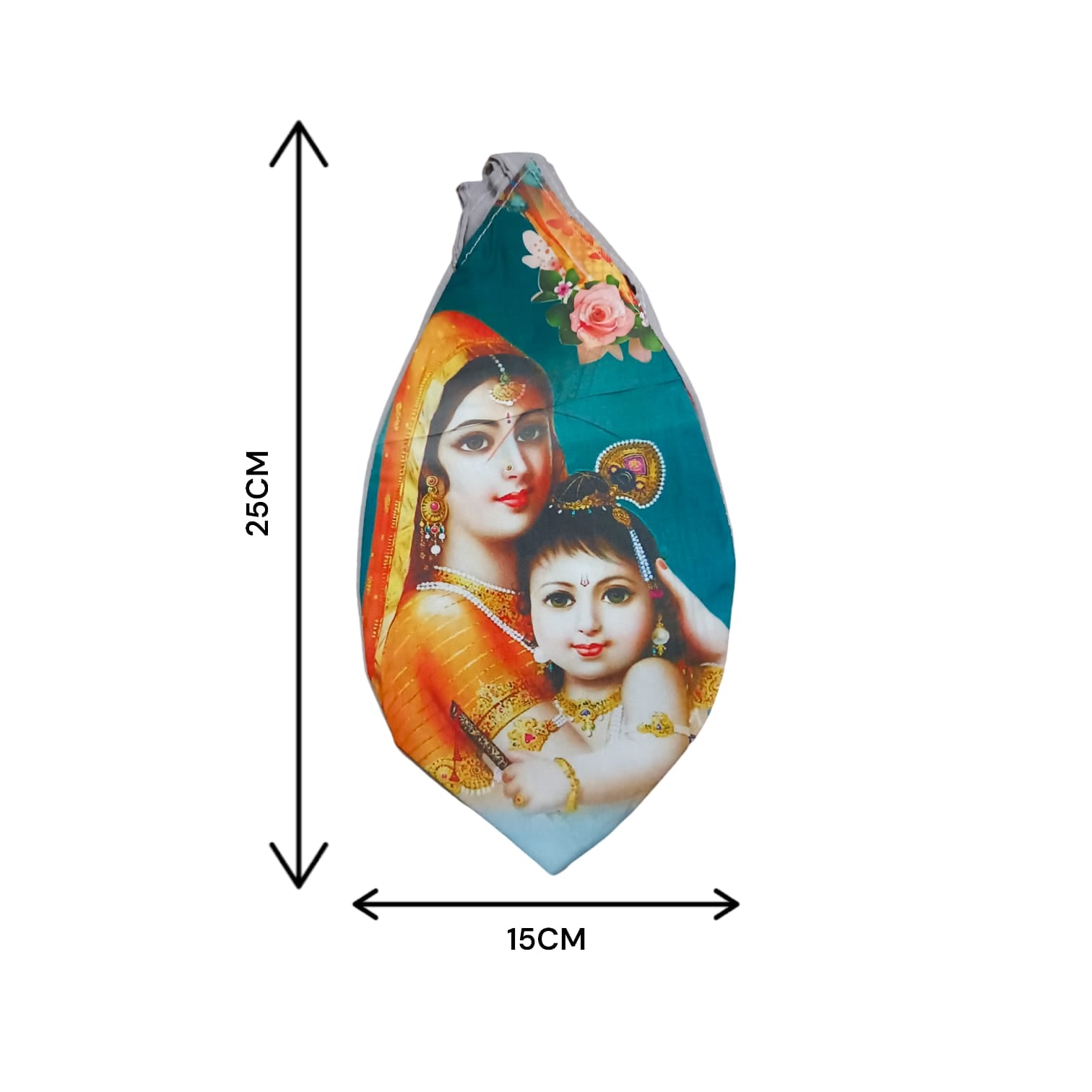 Gaumukhi Bag with Bal Gopal photo print, 100% cotton, available at Timeshopee.