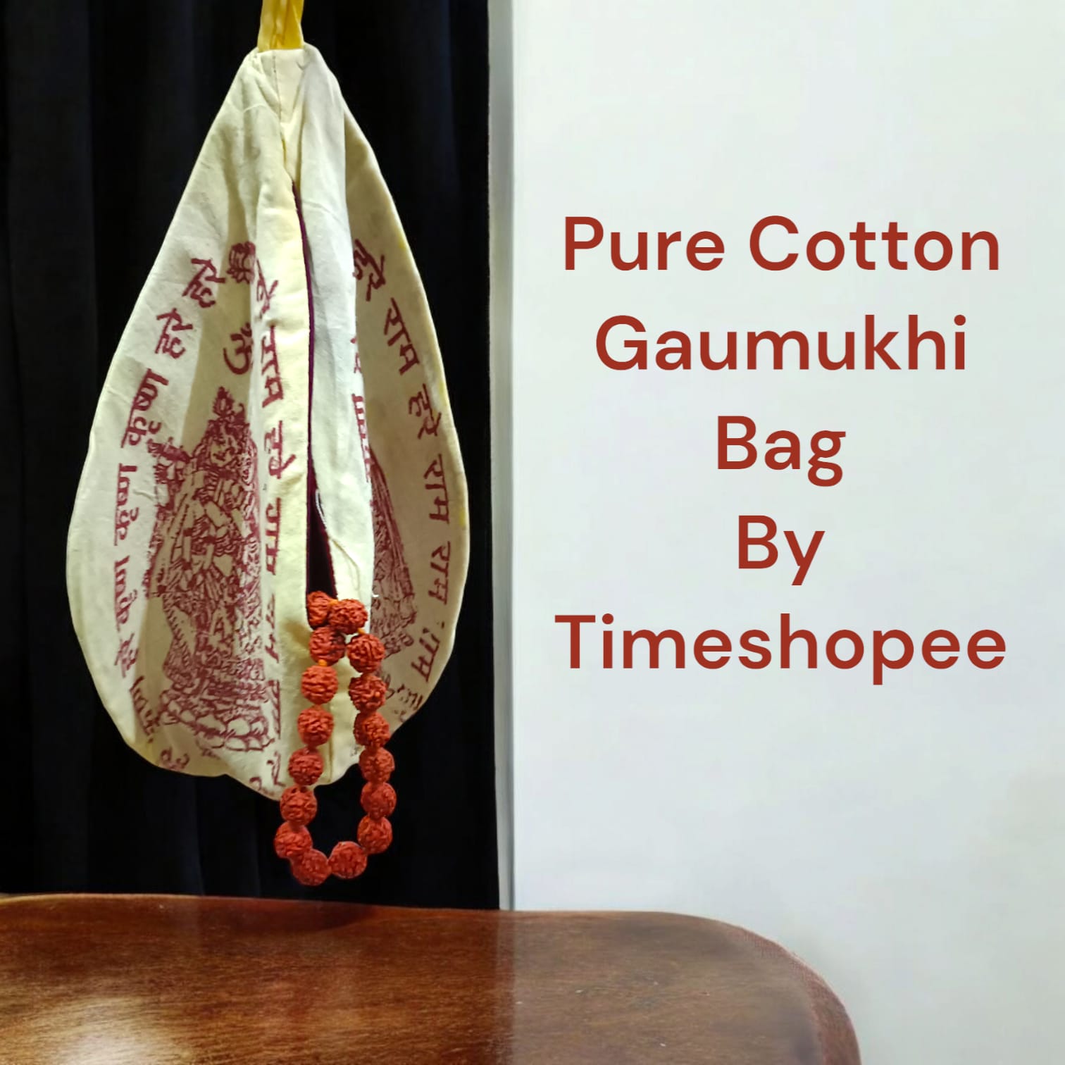 Gomukhi Bag set of 2 for Jaap Mala, elegant and protective, Timeshopee