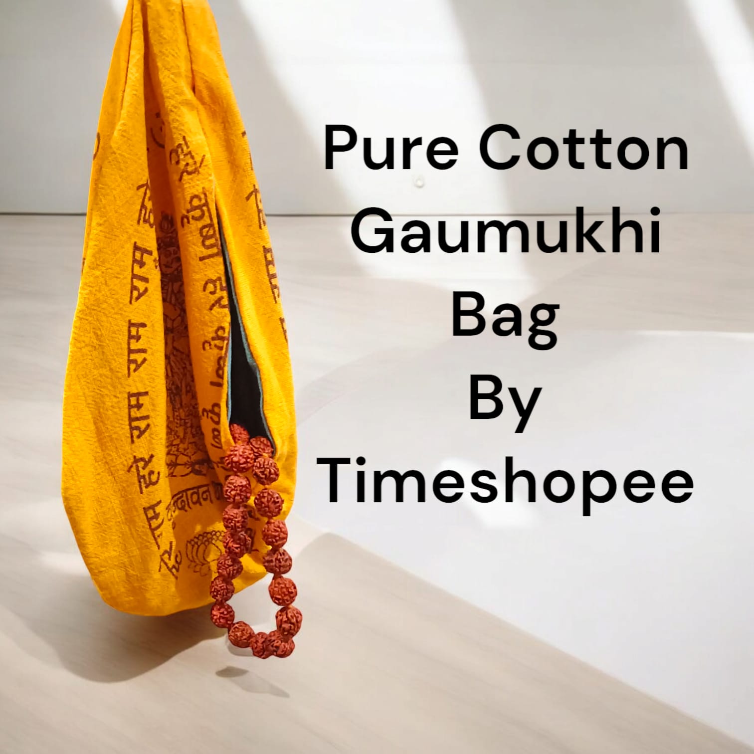 Gomukhi Bag set of 2 for Jaap Mala, elegant and protective, Timeshopee