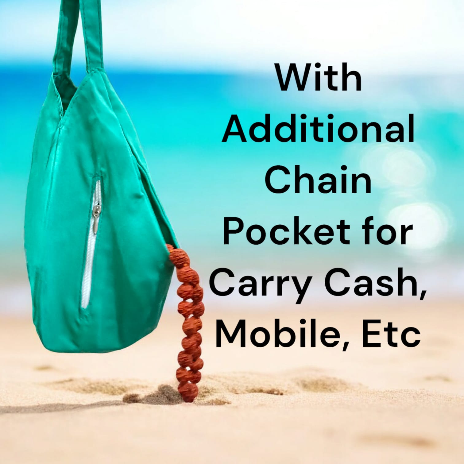 Gomukhi Bag with Radha Krishna Print | Cotton Bag | Timeshopee