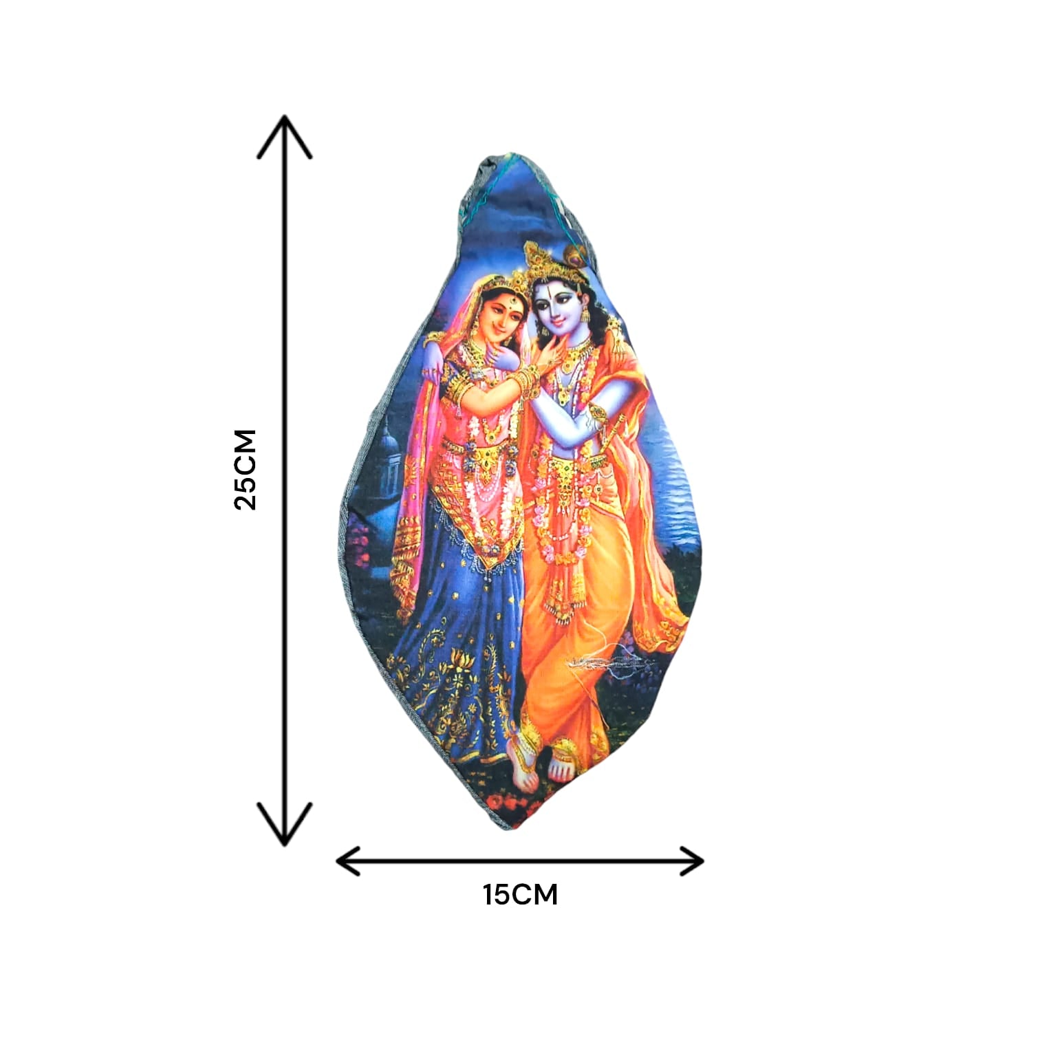 Goumukhi Bag for Mantra Jap with Radha Krishna Jugal Print | Cotton Material | Timeshopee