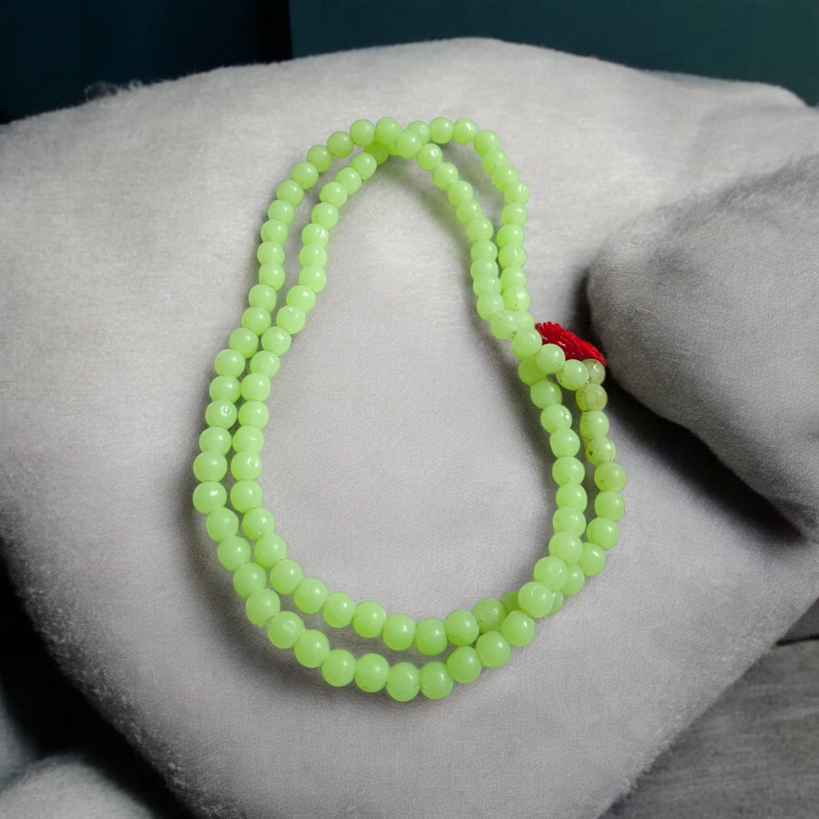 Green Moti Mala Lab Certified by Timeshopee