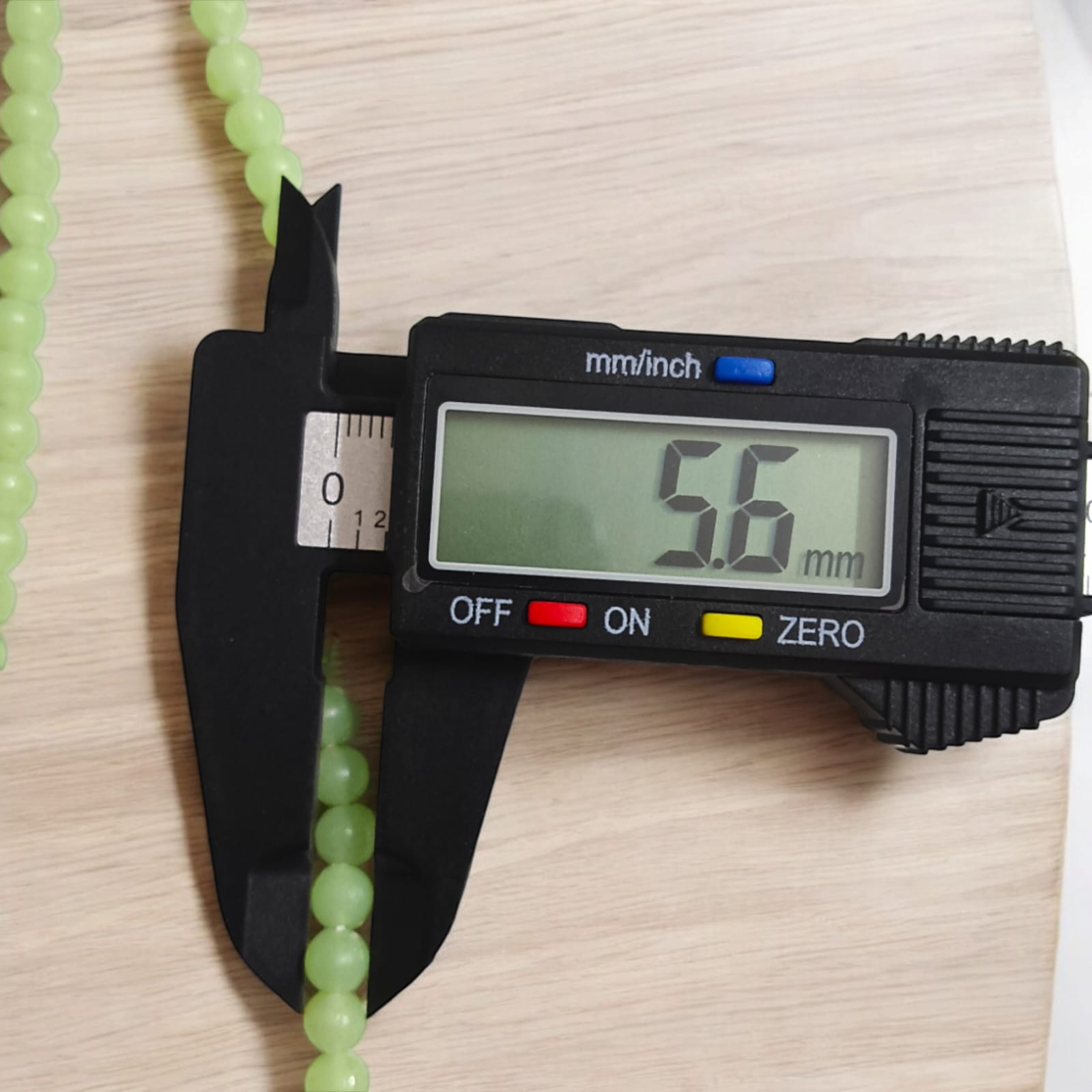 Green Moti Mala with Small Beads 108+1