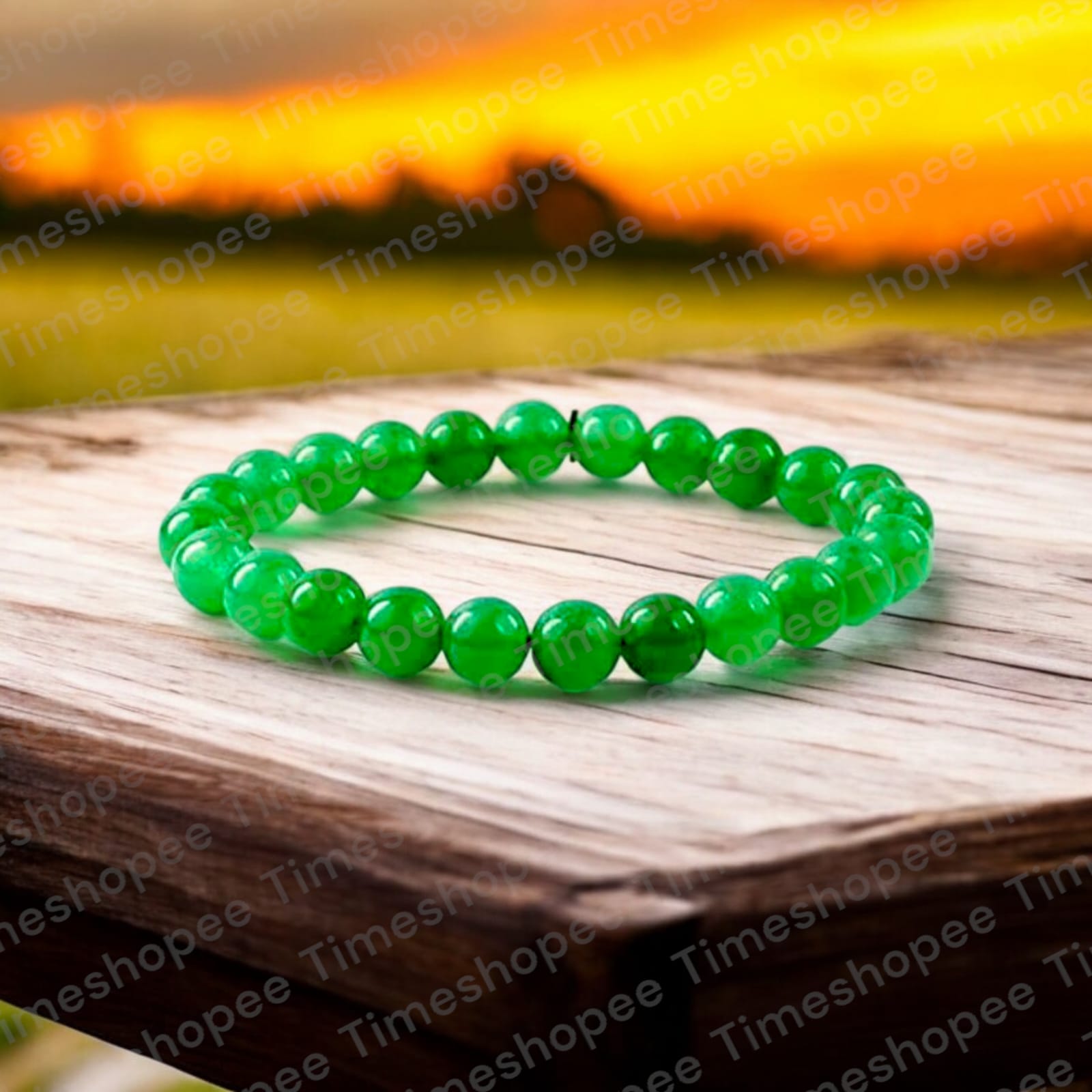 Green ONYX Bracelet Lab Certified by Timeshopee
