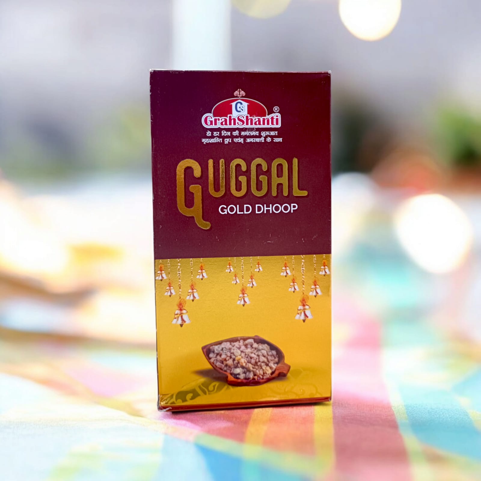 Guggal Gold Dhoop by Grahshanti - Premium 6 Months Pack for Puja