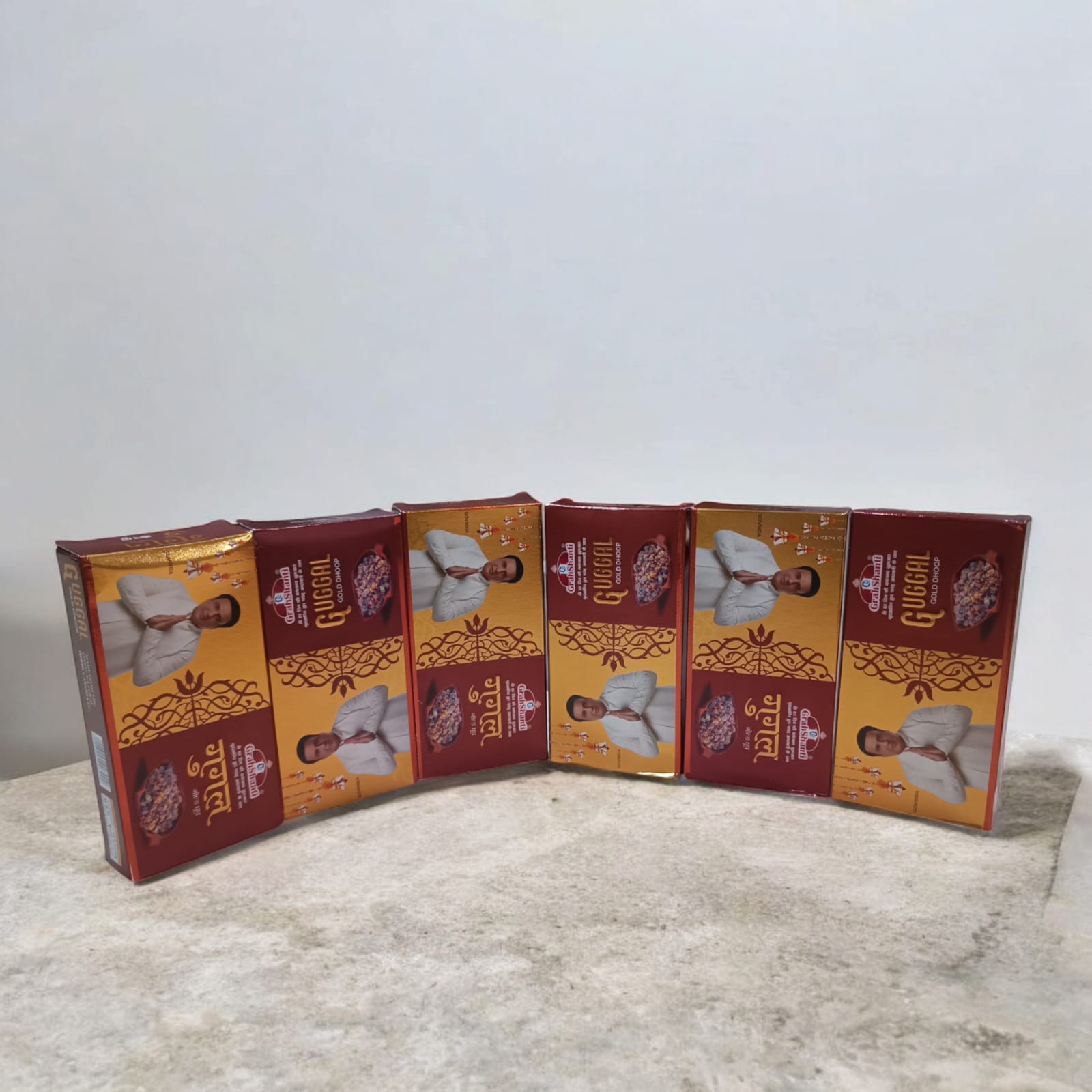 Guggal Gold Dhoop by Grahshanti - Premium 6 Months Pack for Puja