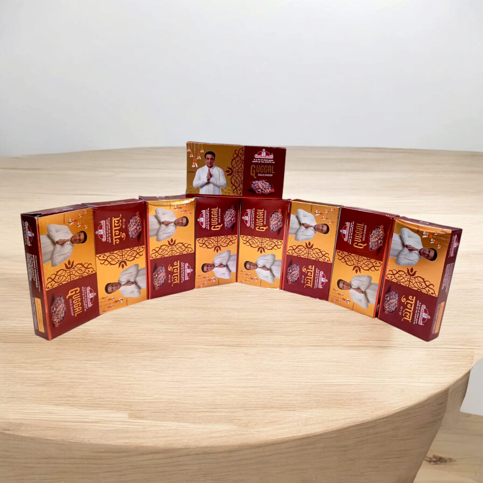 Guggal Gold Dhoop by Grahshanti - Premium 6 Months Pack for Puja