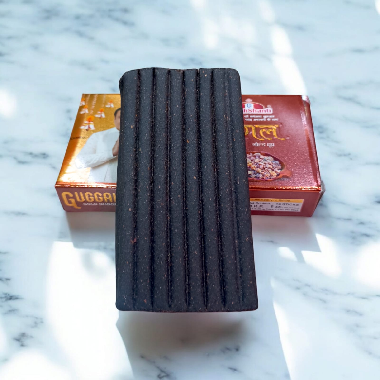 Guggal Gold Dhoop by Grahshanti - Premium 6 Months Pack for Puja