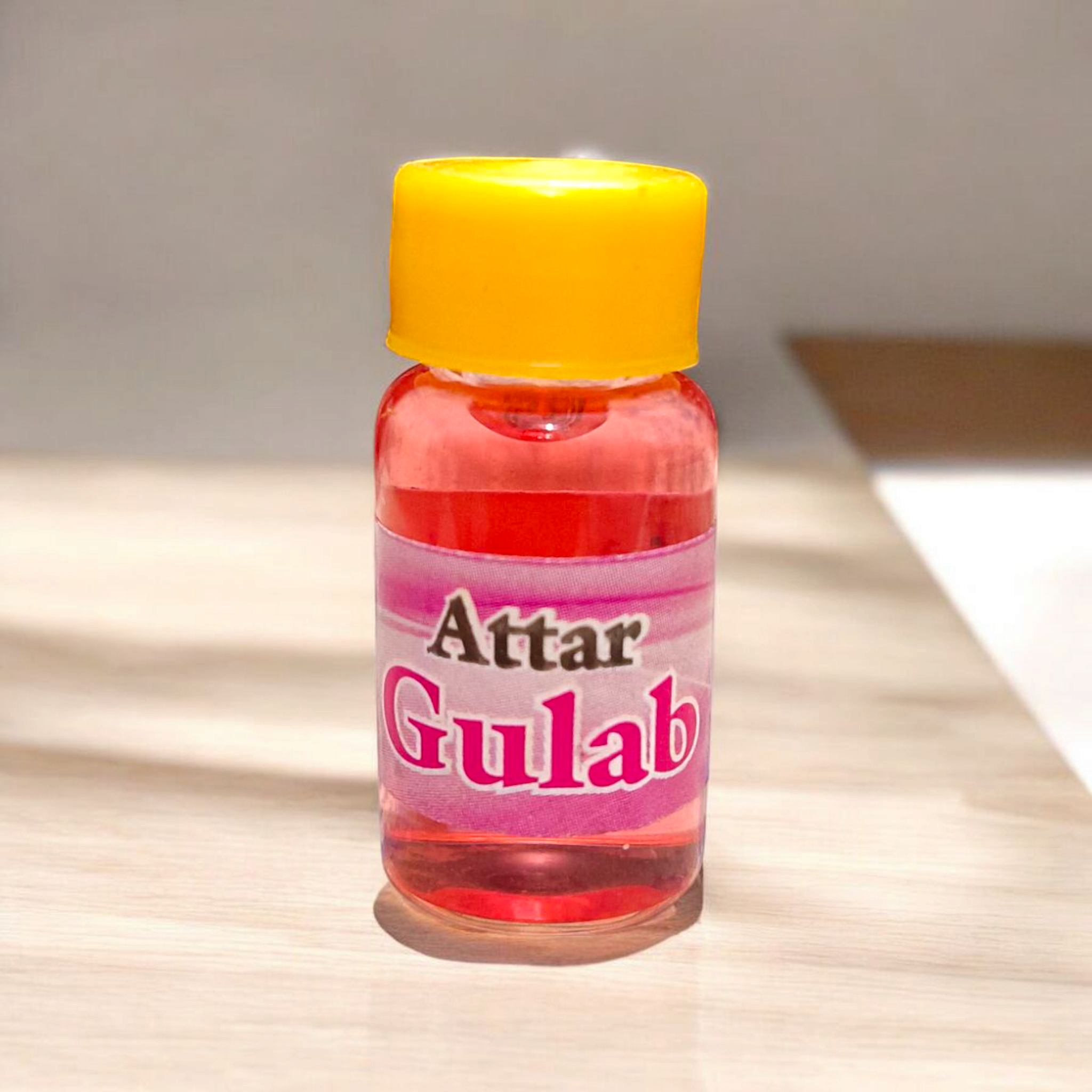 Gulab Attar Set of 5 Bottles (4ML Each) - Natural Rose Perfume for Worship and Daily Use