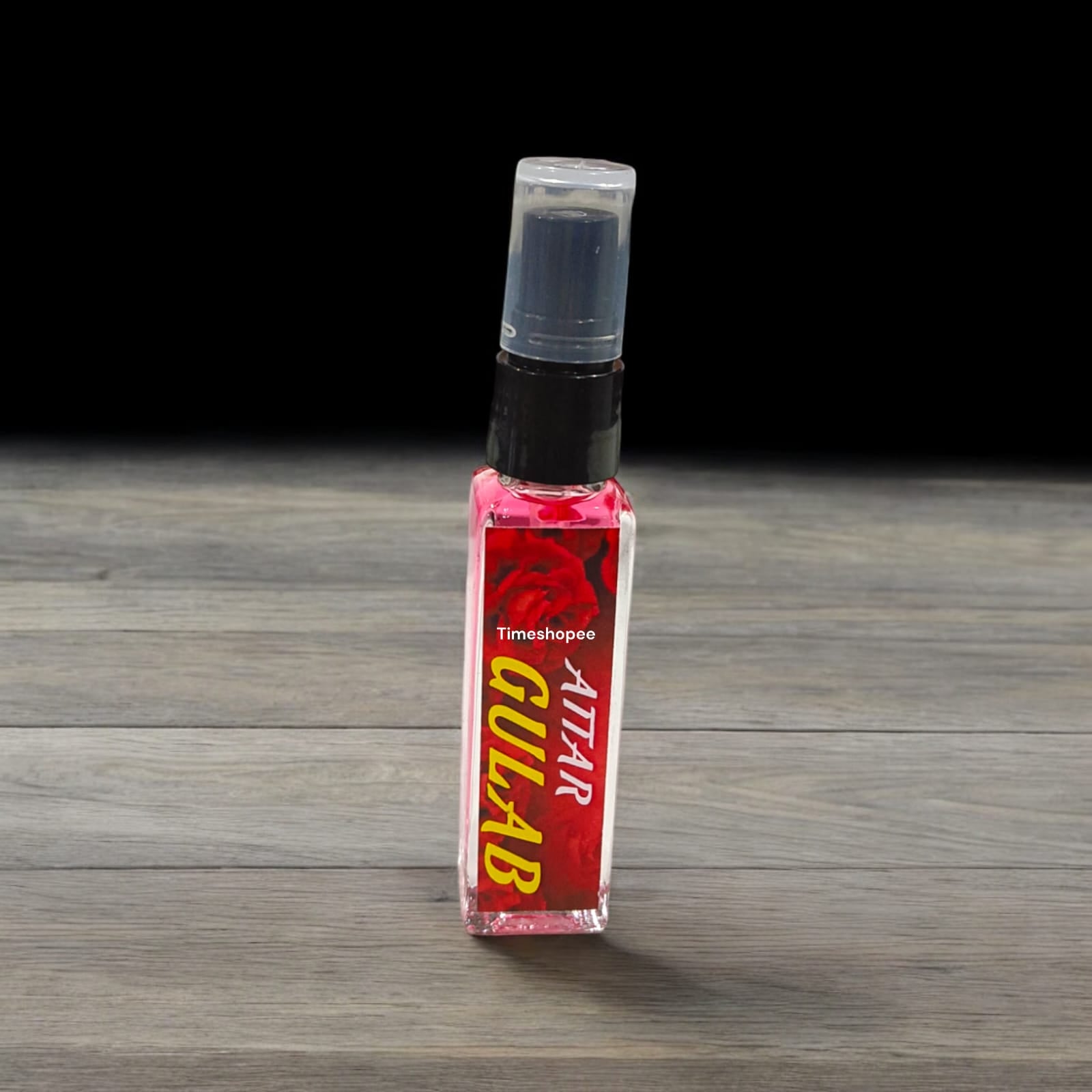 Gulab Spray Attar 25ML bottle with natural rose fragrance, 0% alcohol, ideal for worship and daily use.