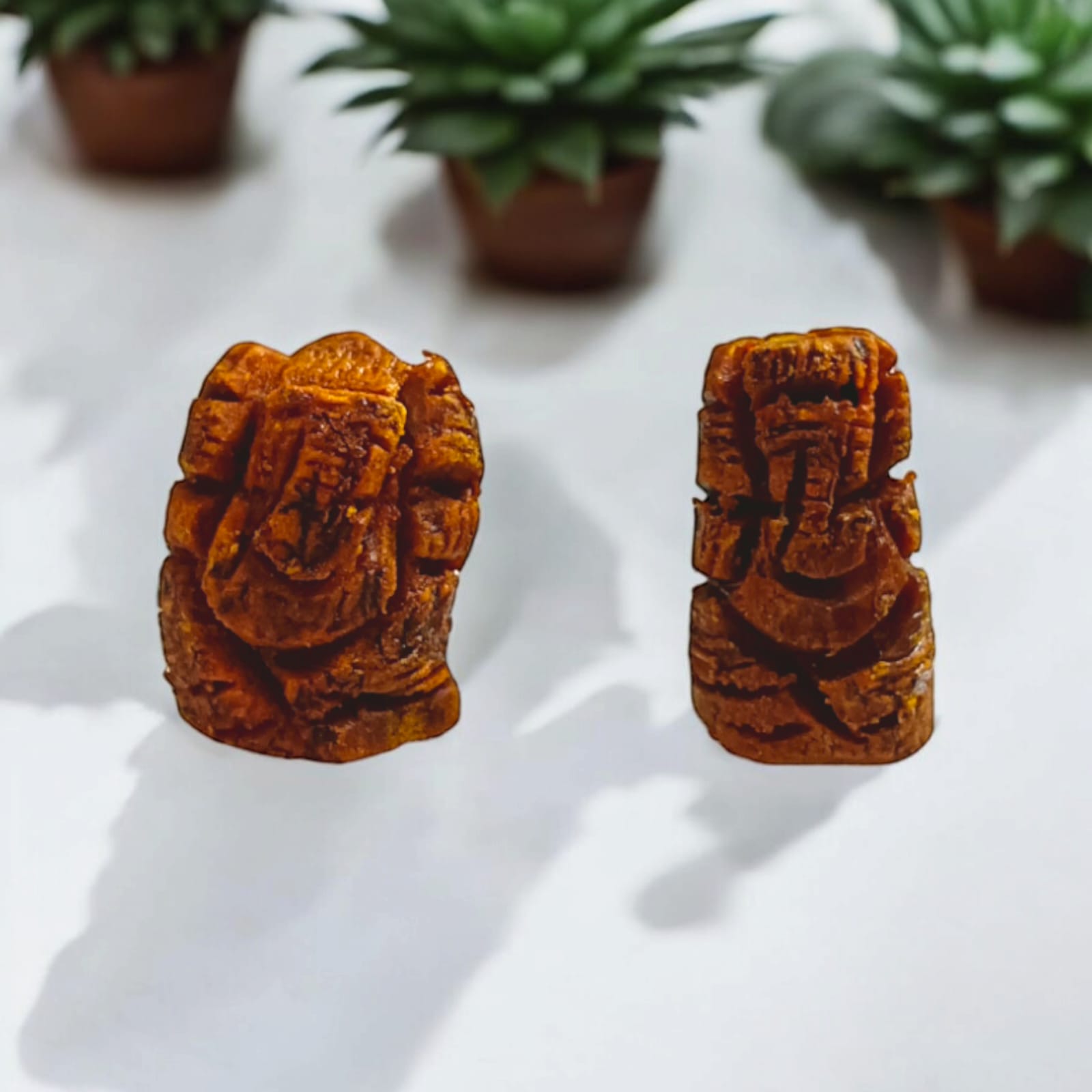 Haldi Ganesh Turmeric Ganesha Idol - 100% Organic