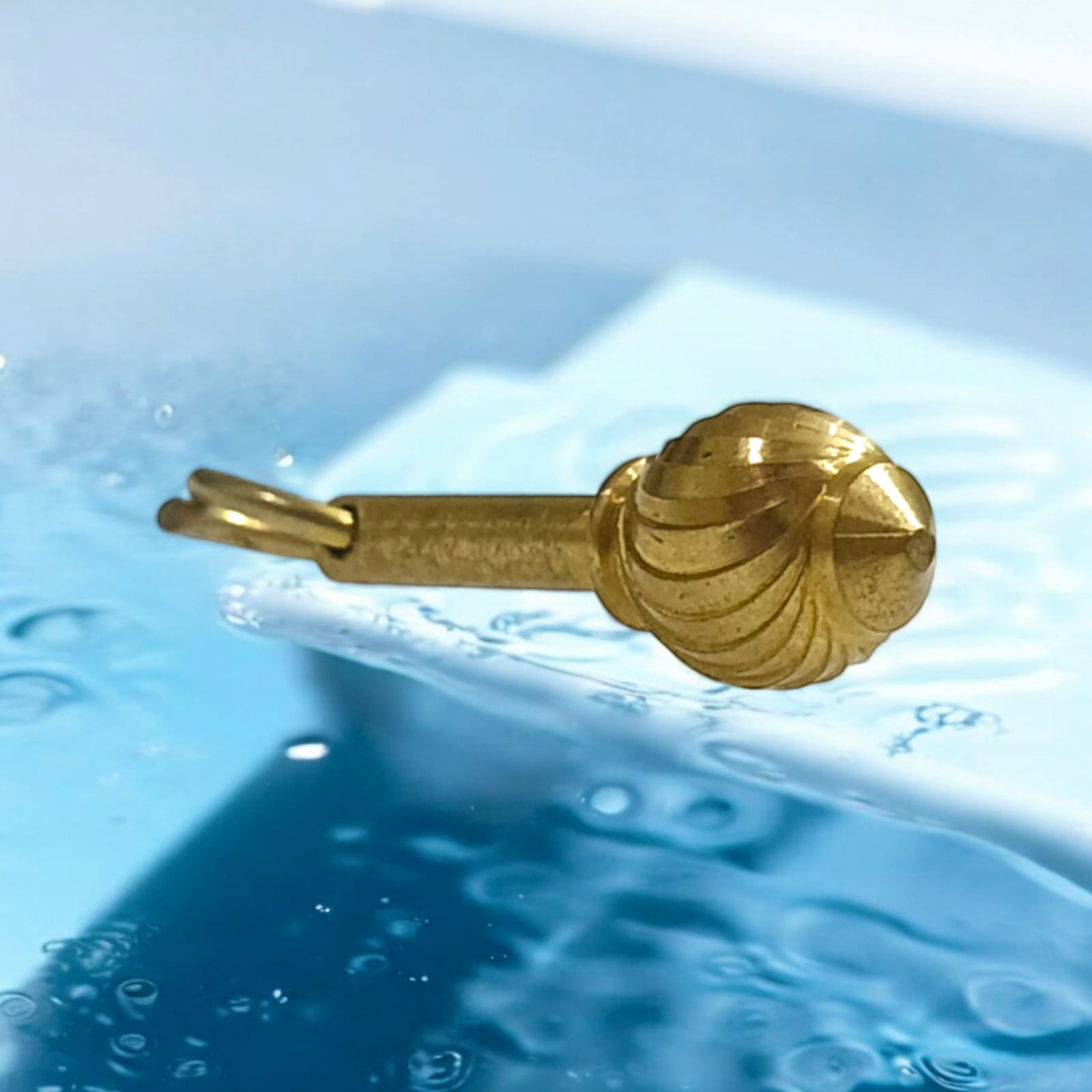 Hanuman Ji Gada Locket on Gold Chain - Timeshopee