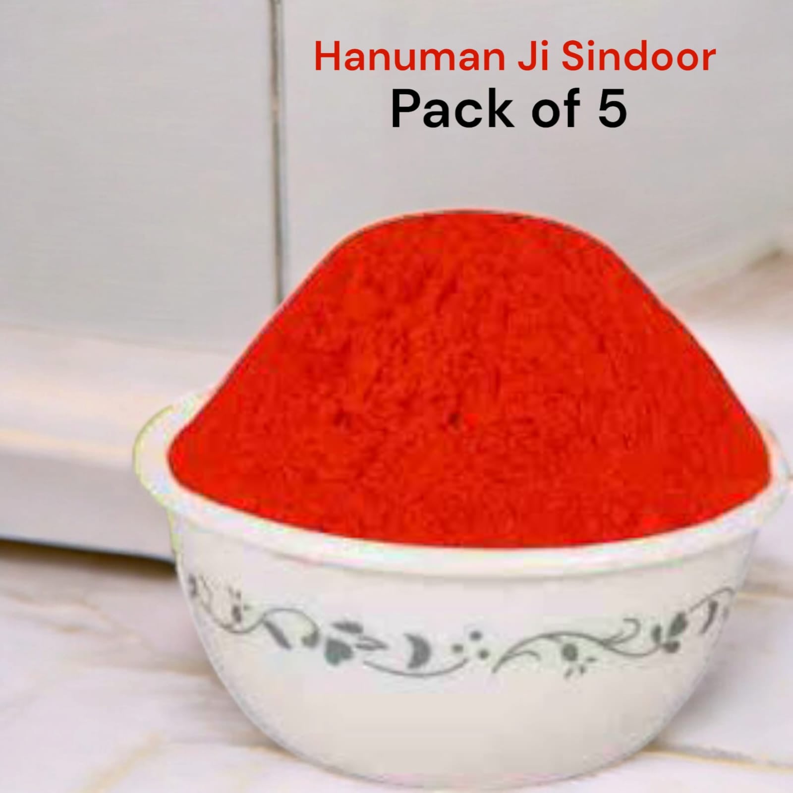 Hanuman Ji Sindoor Set of 5 | Pure and Authentic | Timeshopee