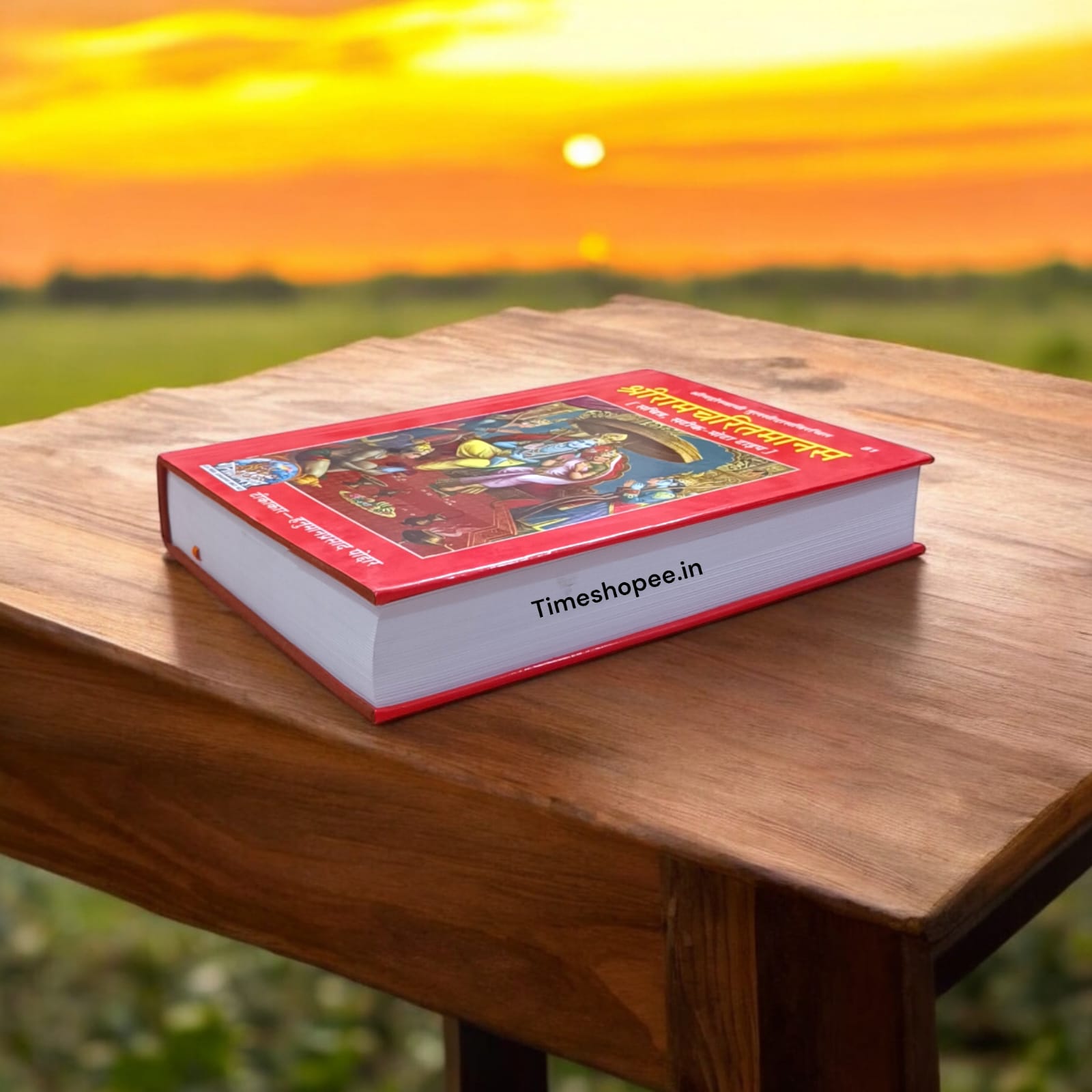 Hardcover edition of Shri Ram Charitmanas in Hindi by Goswami Tulsidas, available at Timeshopee.