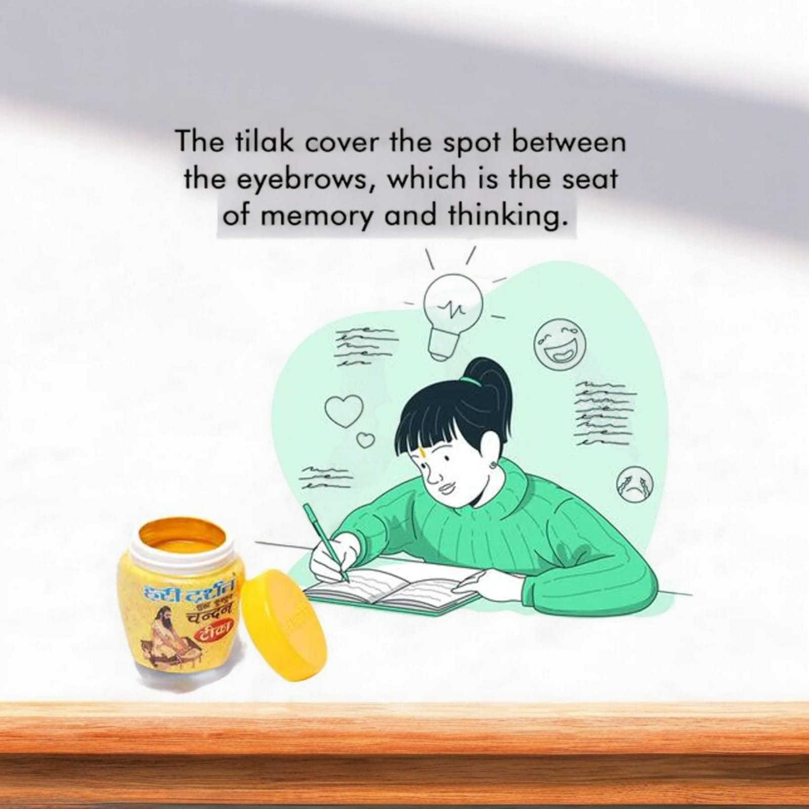 Hari Darshan Chandan Tilak Set Of 2 - Pure Sandalwood for Rituals