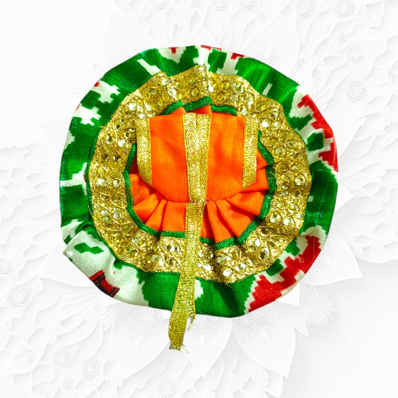 Italian-style designer dress for Laddu Gopal, size 1 No., featuring modern aesthetics with a traditional touch, ideal for pooja and celebrations.