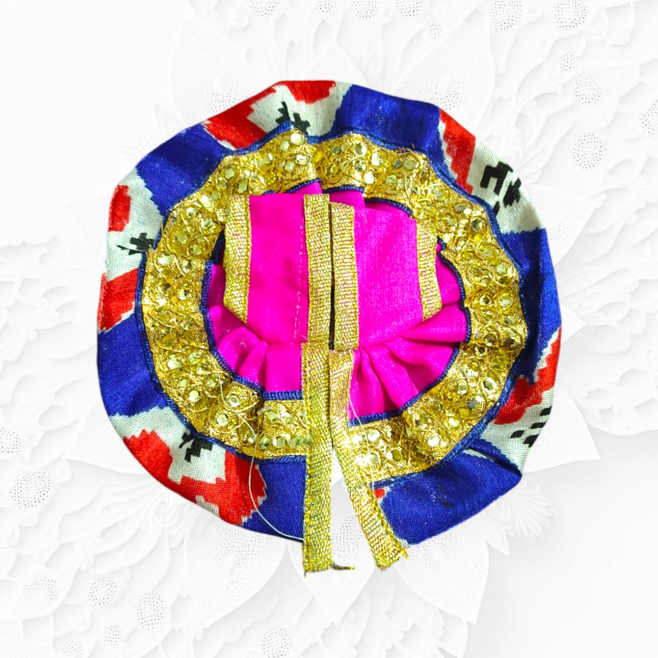 Italian-style designer dress for Laddu Gopal, size 1 No., featuring modern aesthetics with a traditional touch, ideal for pooja and celebrations.