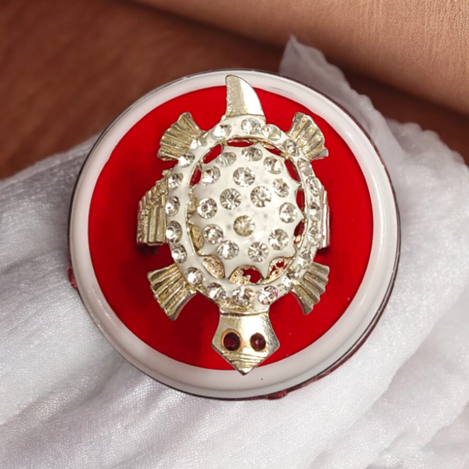 Kachua Ring | Tortoise Ring for good luck, strength, and negative energy removal, available from Timeshopee.