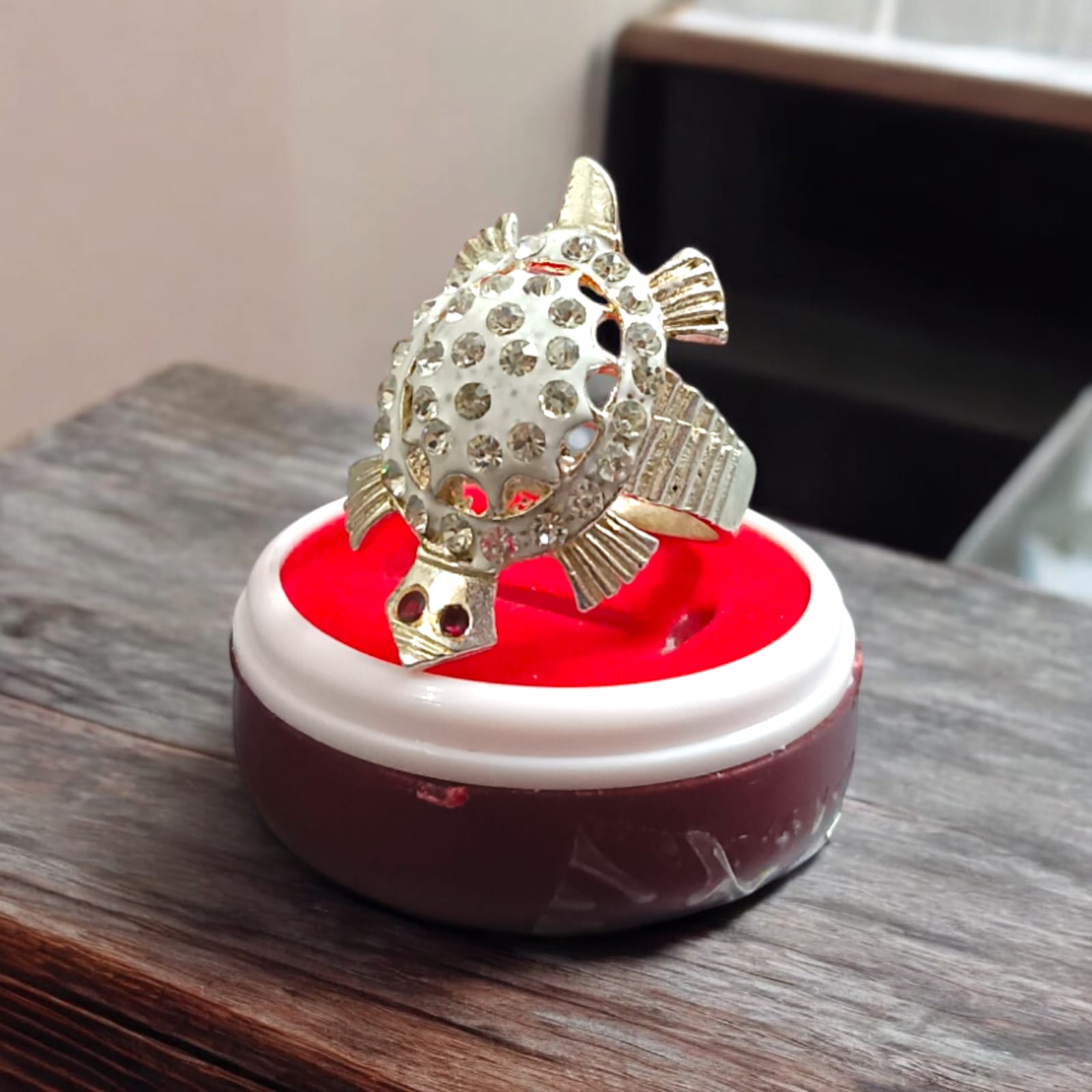 Kachua Ring | Tortoise Ring for good luck, strength, and negative energy removal, available from Timeshopee.