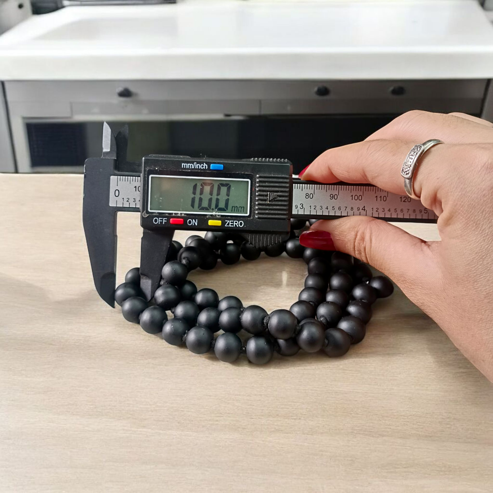 Karungali Mala in Natural Ebony – 10-11MM | Certified for Strength & Protection - Timeshopee