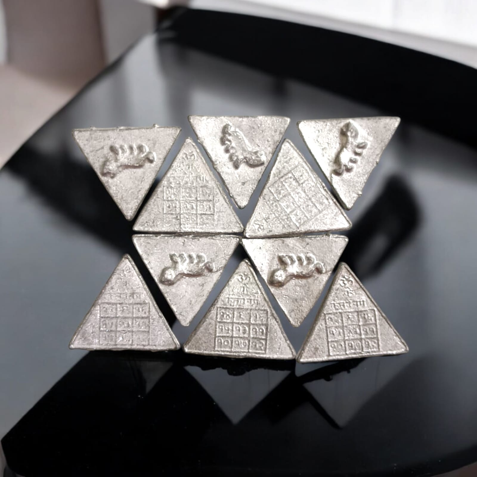 Ketu Yantra Coin for Remedies - Ranga Ketu Yantra Sikka by Timeshopee