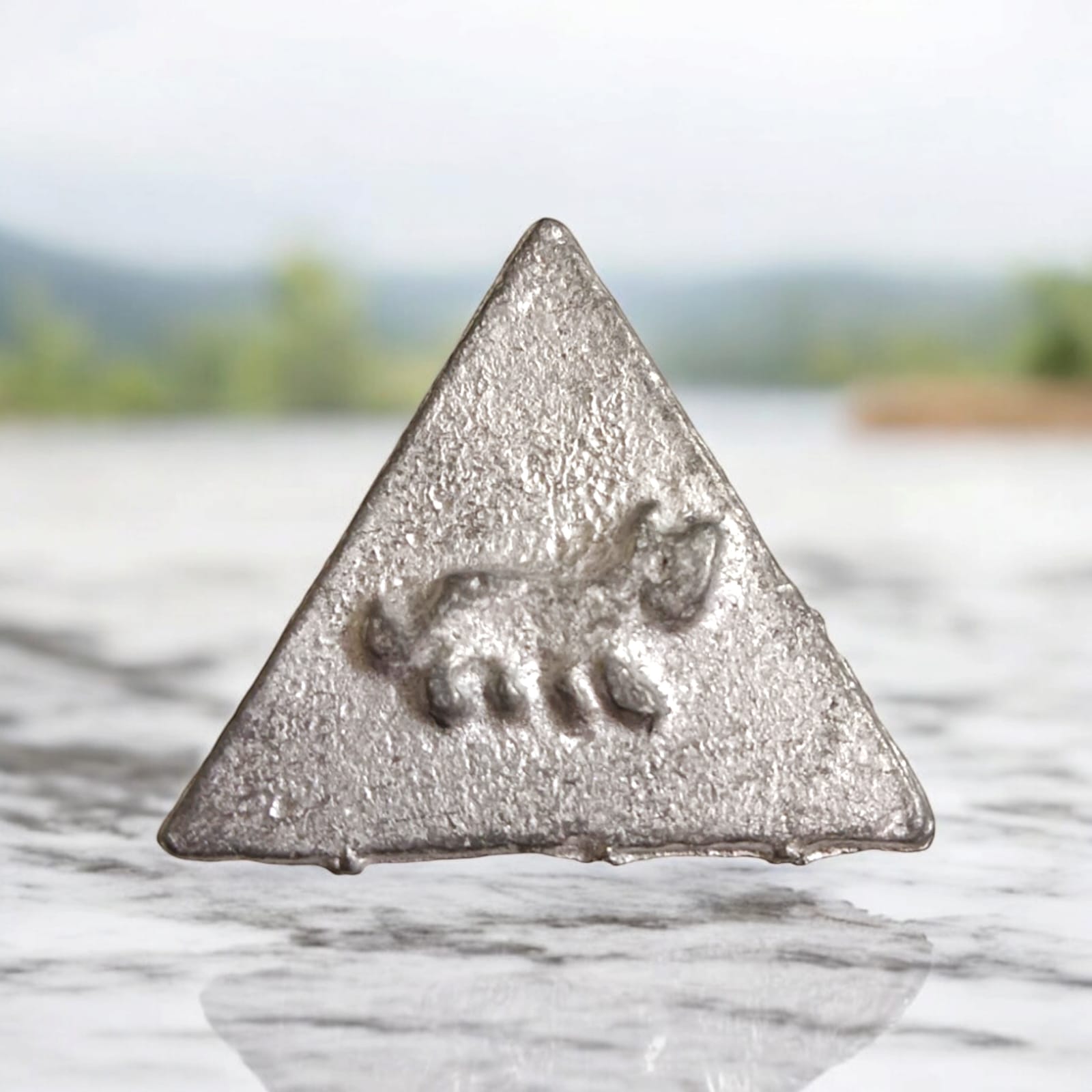 Ketu Yantra Coin for Remedies - Ranga Ketu Yantra Sikka by Timeshopee