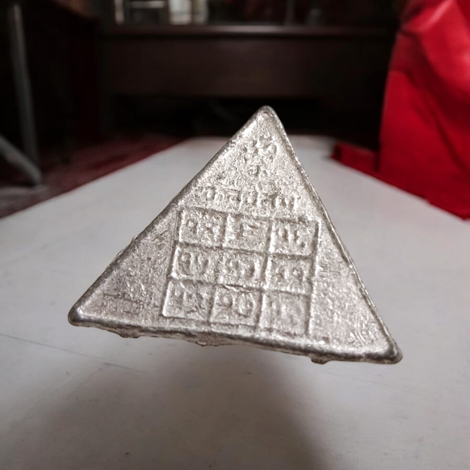 Ketu Yantra Coin for Remedies - Ranga Ketu Yantra Sikka by Timeshopee