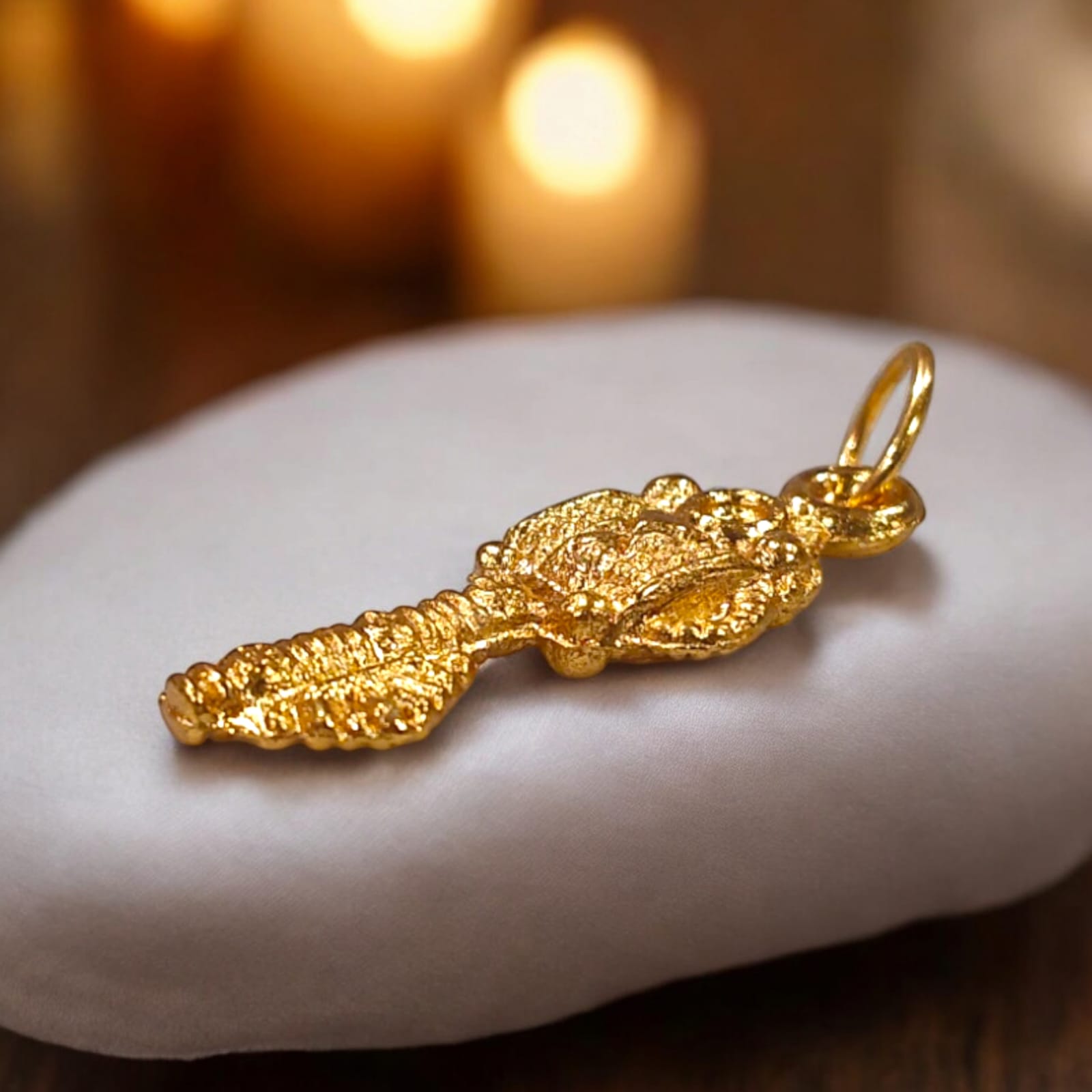 Kuber Kunji Locket with Golden Chain for Wealth and Prosperity