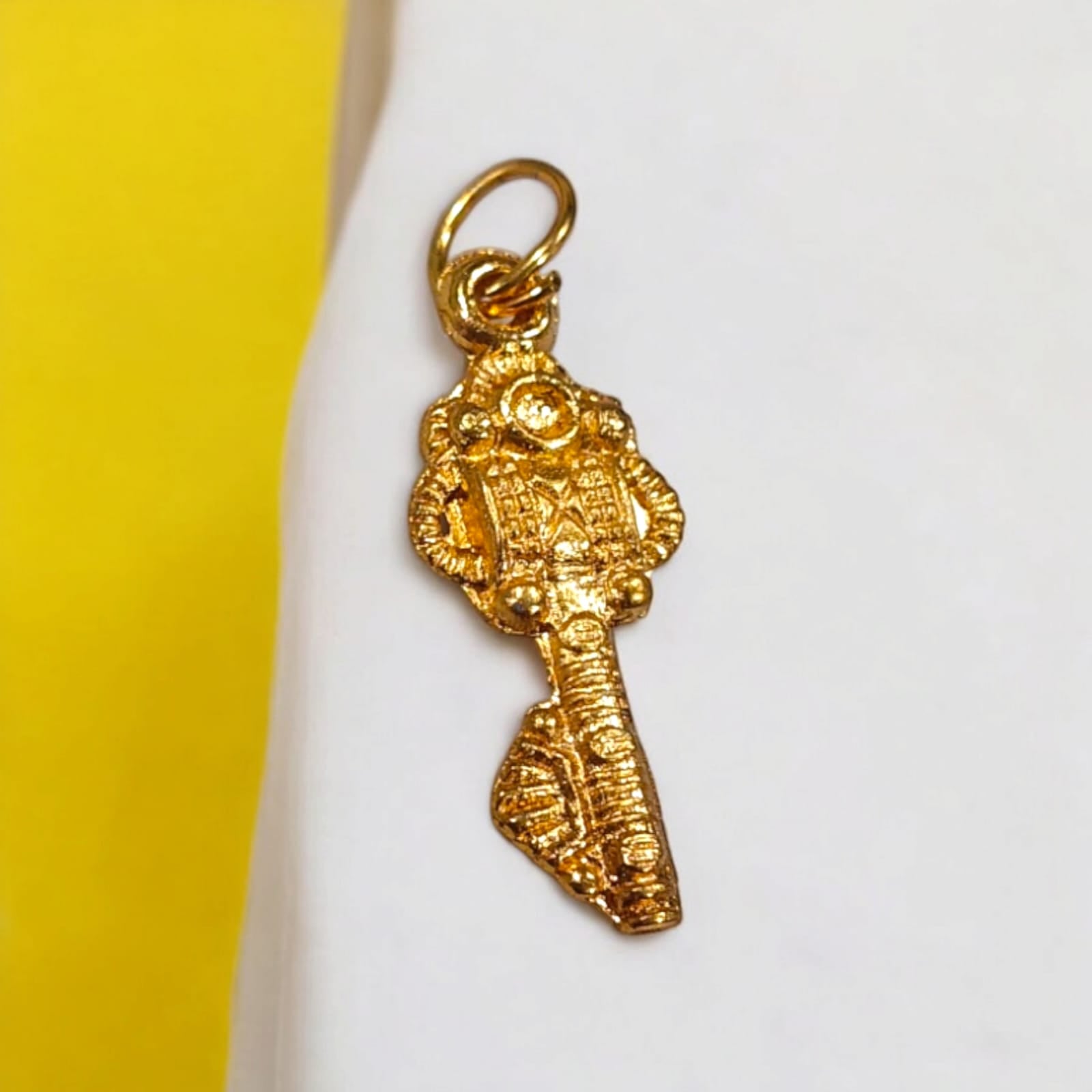 Kuber Kunji Locket with Golden Chain for Wealth and Prosperity
