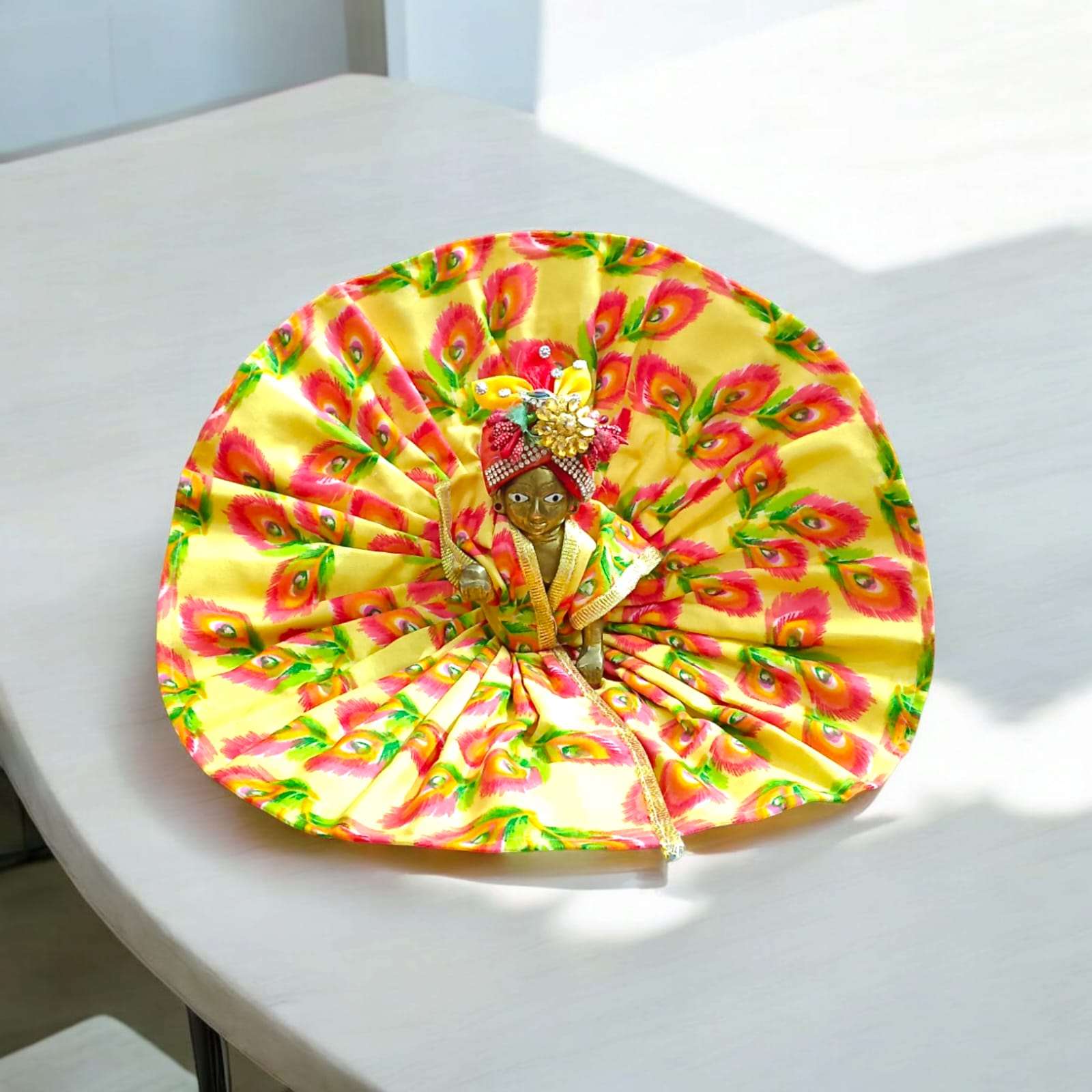 Laddu Gopal Dress Size 6 No. | Elegant and Premium Quality Fabric | Timeshopee