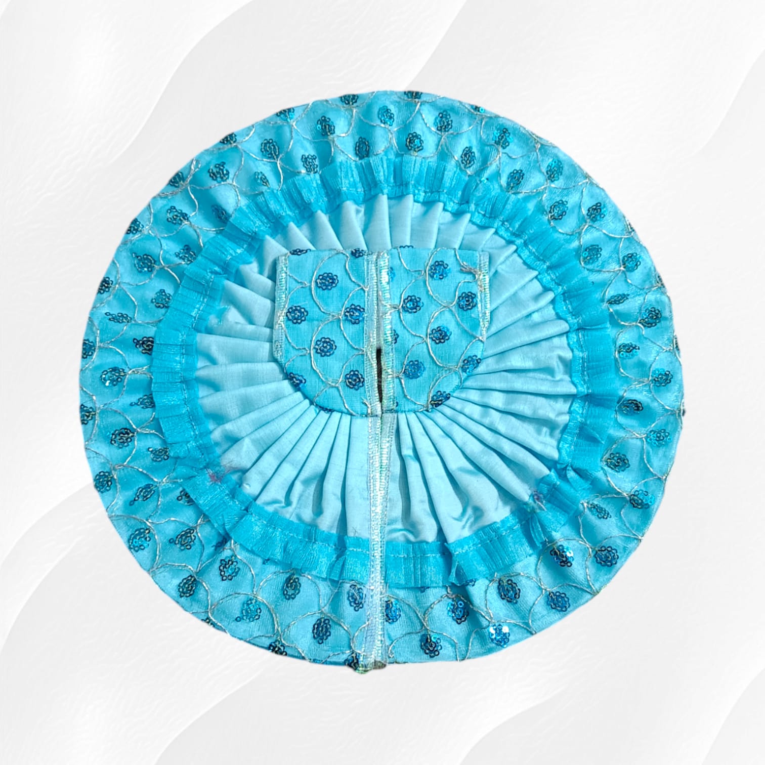 Laddu Gopal Dress Size 6No with 12-inch diameter - Elegant Design by Timeshopee