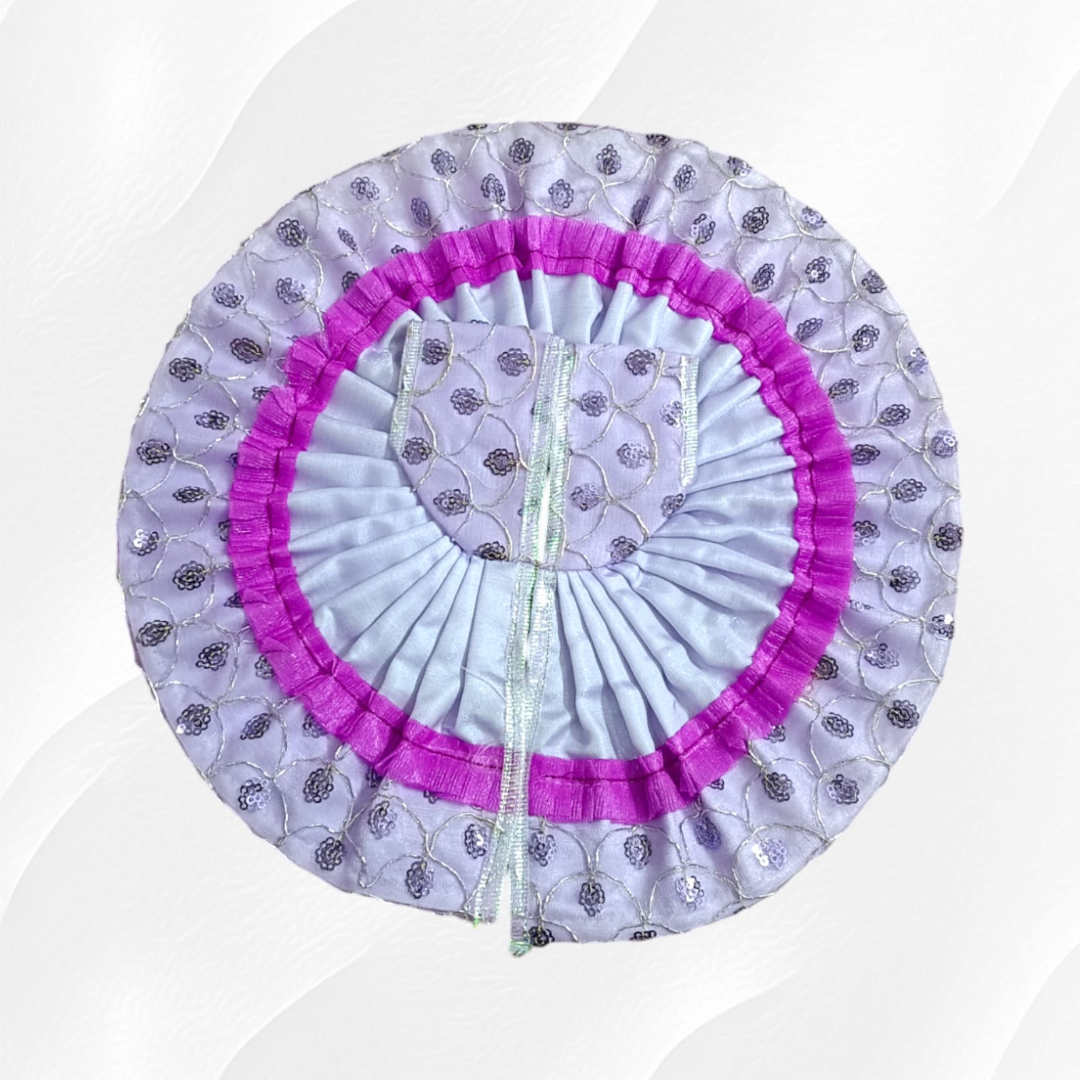 Laddu Gopal Dress Size 6No with 12-inch diameter - Elegant Design by Timeshopee