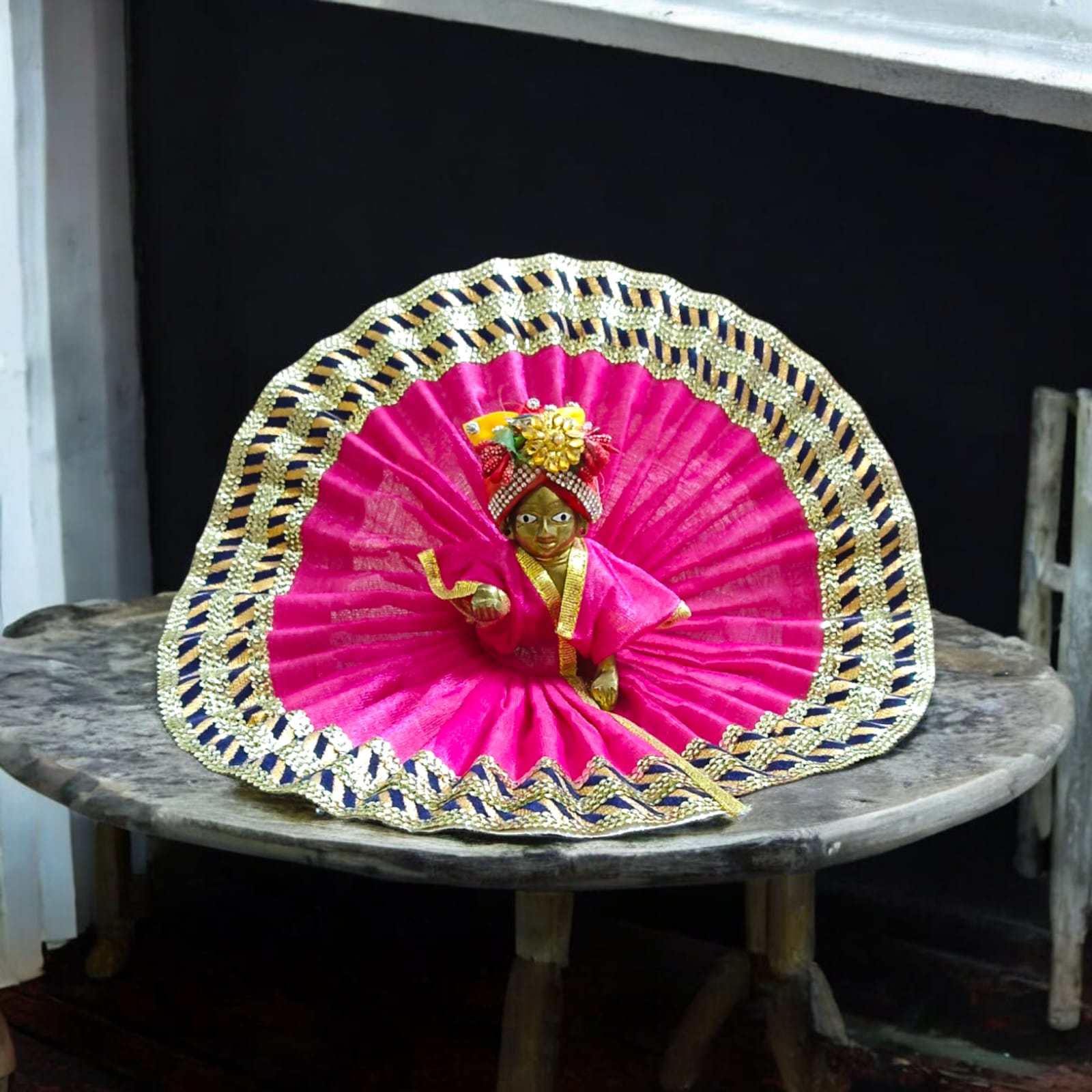 Laddu Gopal Dress | Size 6 No. | Cotton | Timeshopee