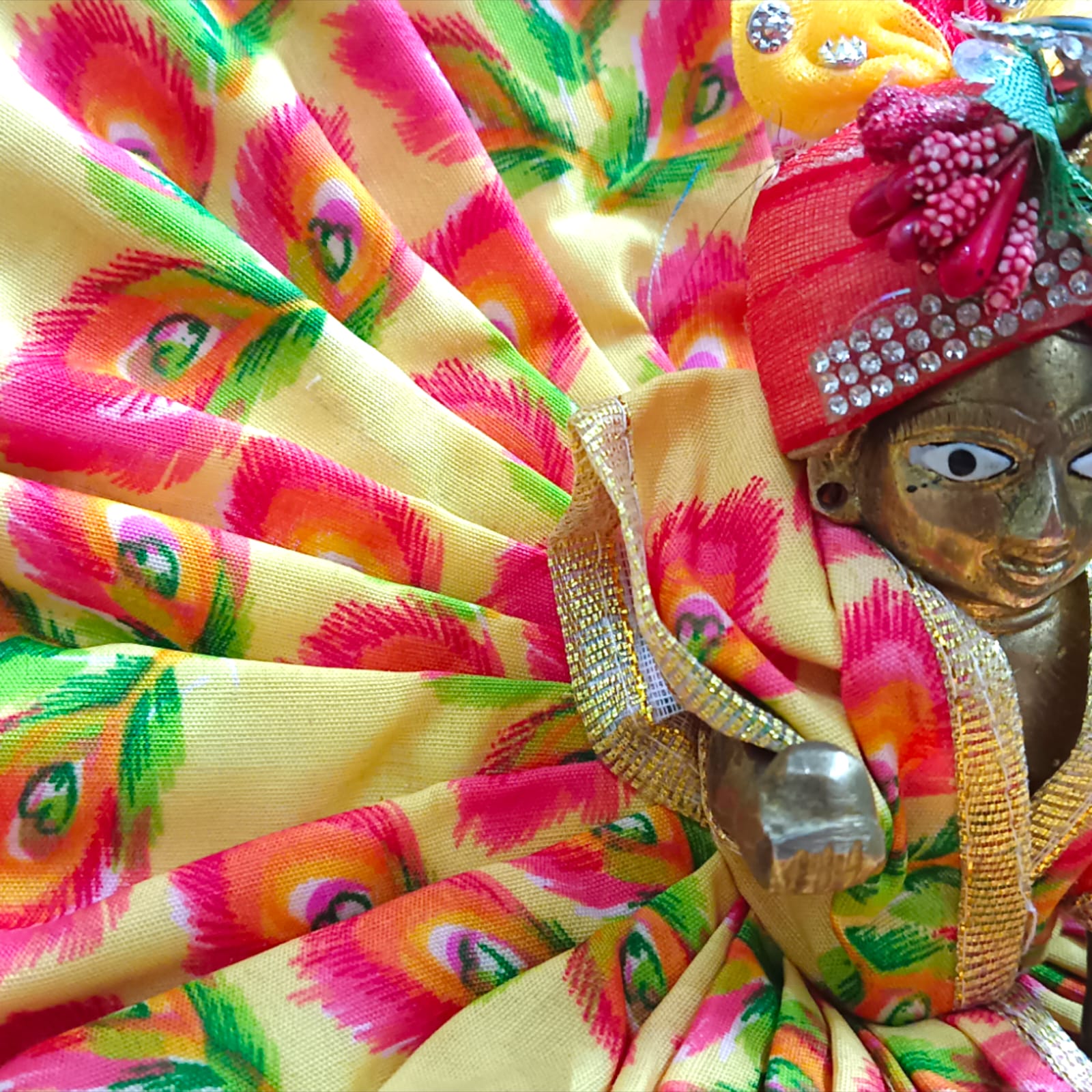 Laddu Gopal Dress Size 6 No. | Elegant and Premium Quality Fabric | Timeshopee