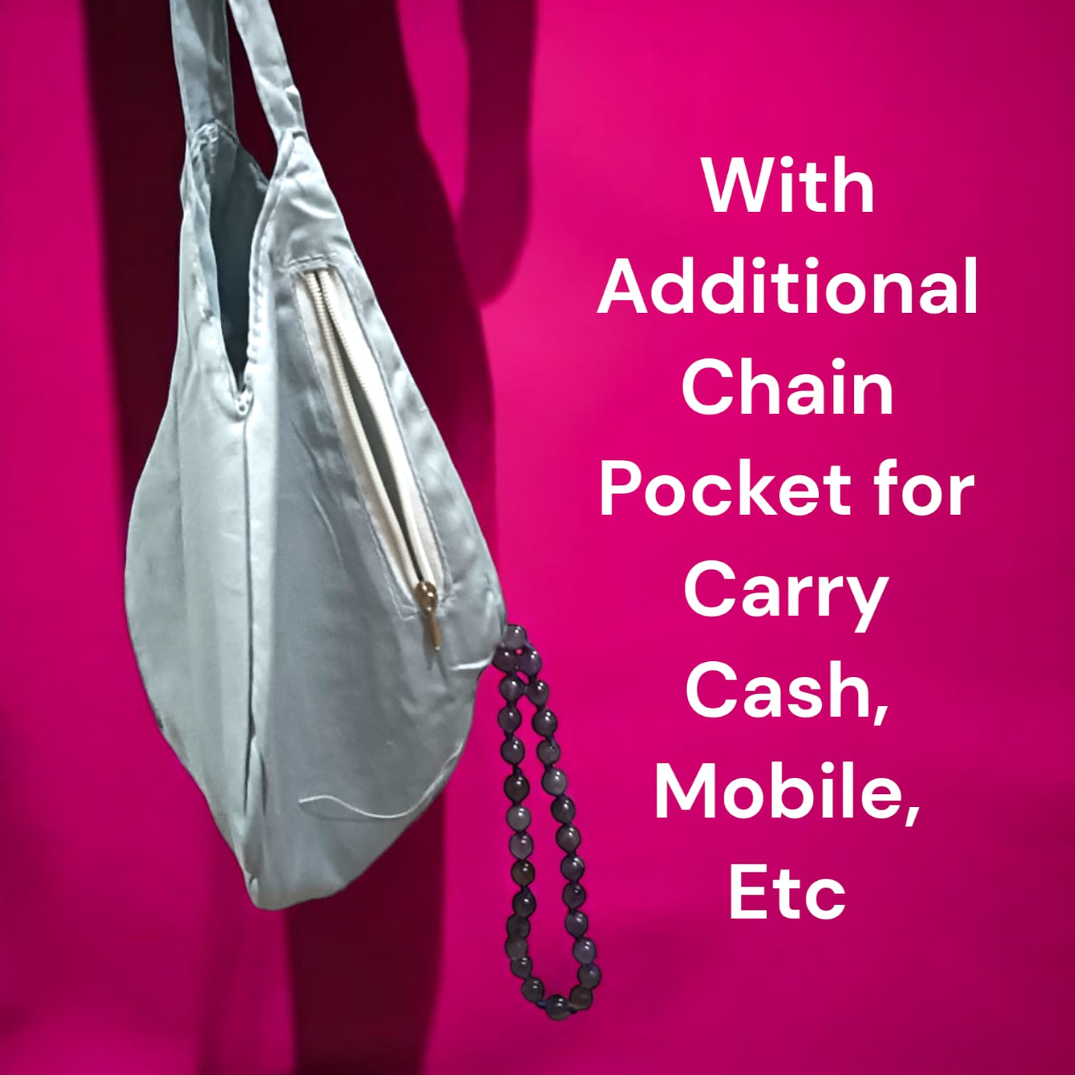 Laddu Gopal Gomukhi Bag | Cotton Japa Mala Bag | Timeshopee