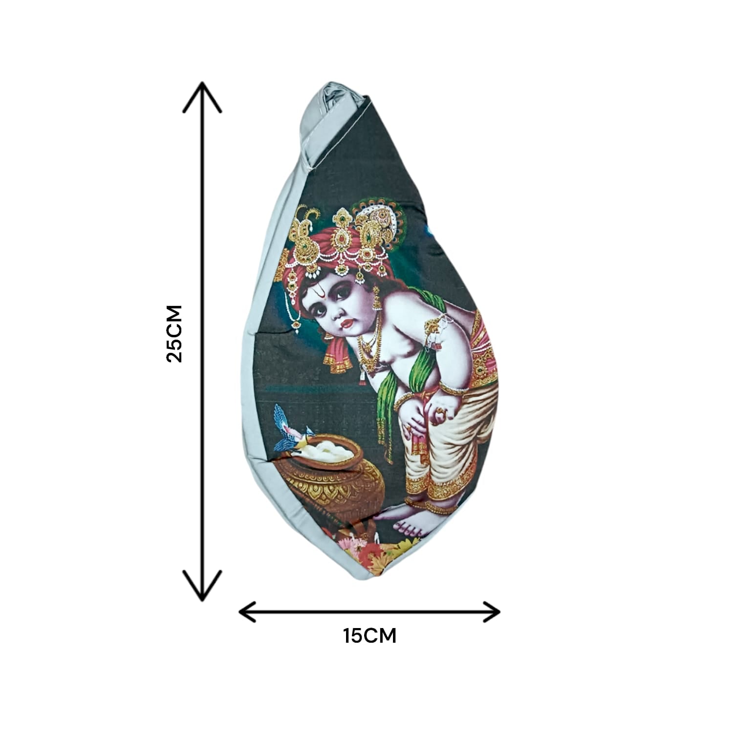 Laddu Gopal Gomukhi Bag | Cotton Japa Mala Bag | Timeshopee