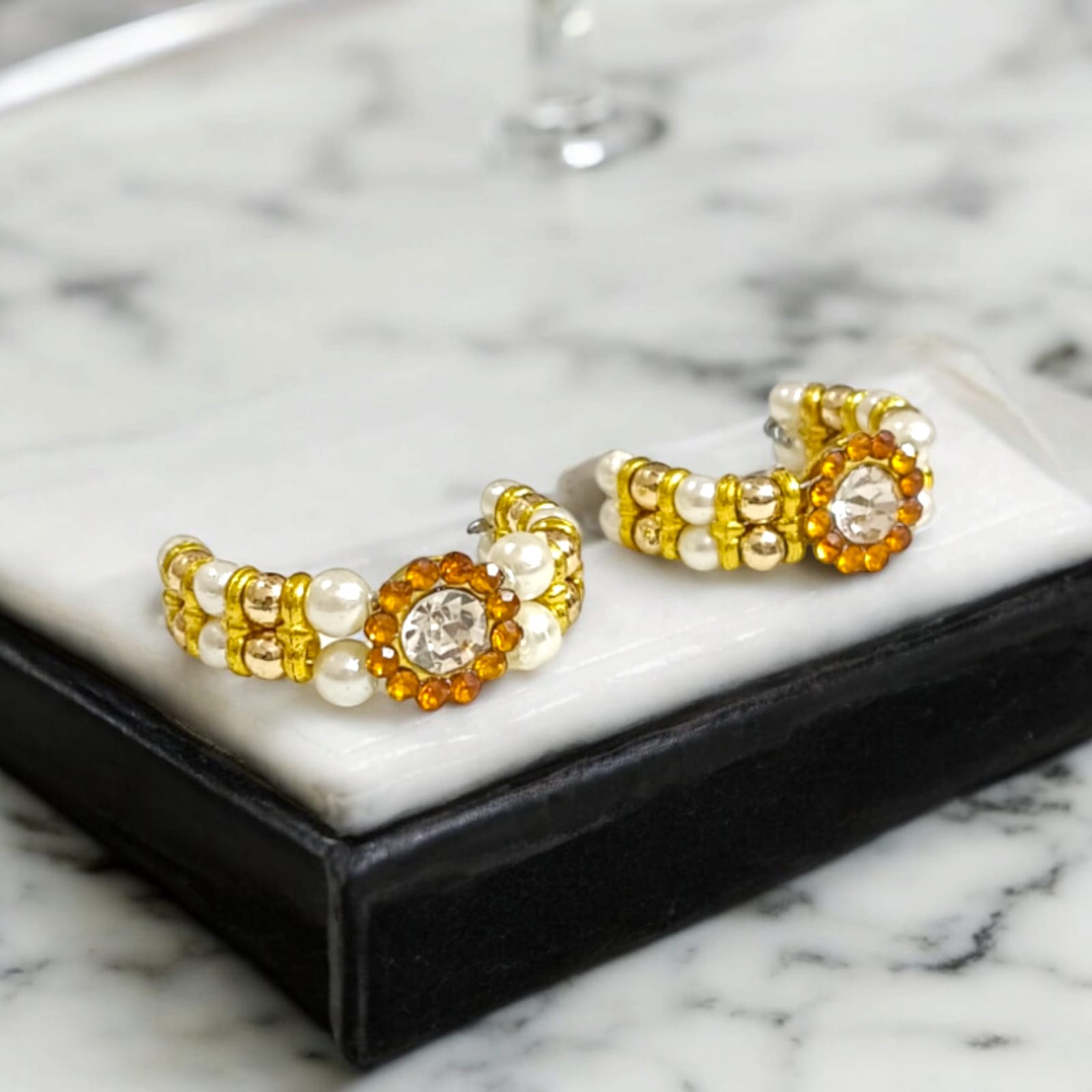 Laddu Gopal Moti Kada Set in six vibrant colors—Red, Peach, Yellow, Purple, Turquoise, and Dark Green by Timeshopee