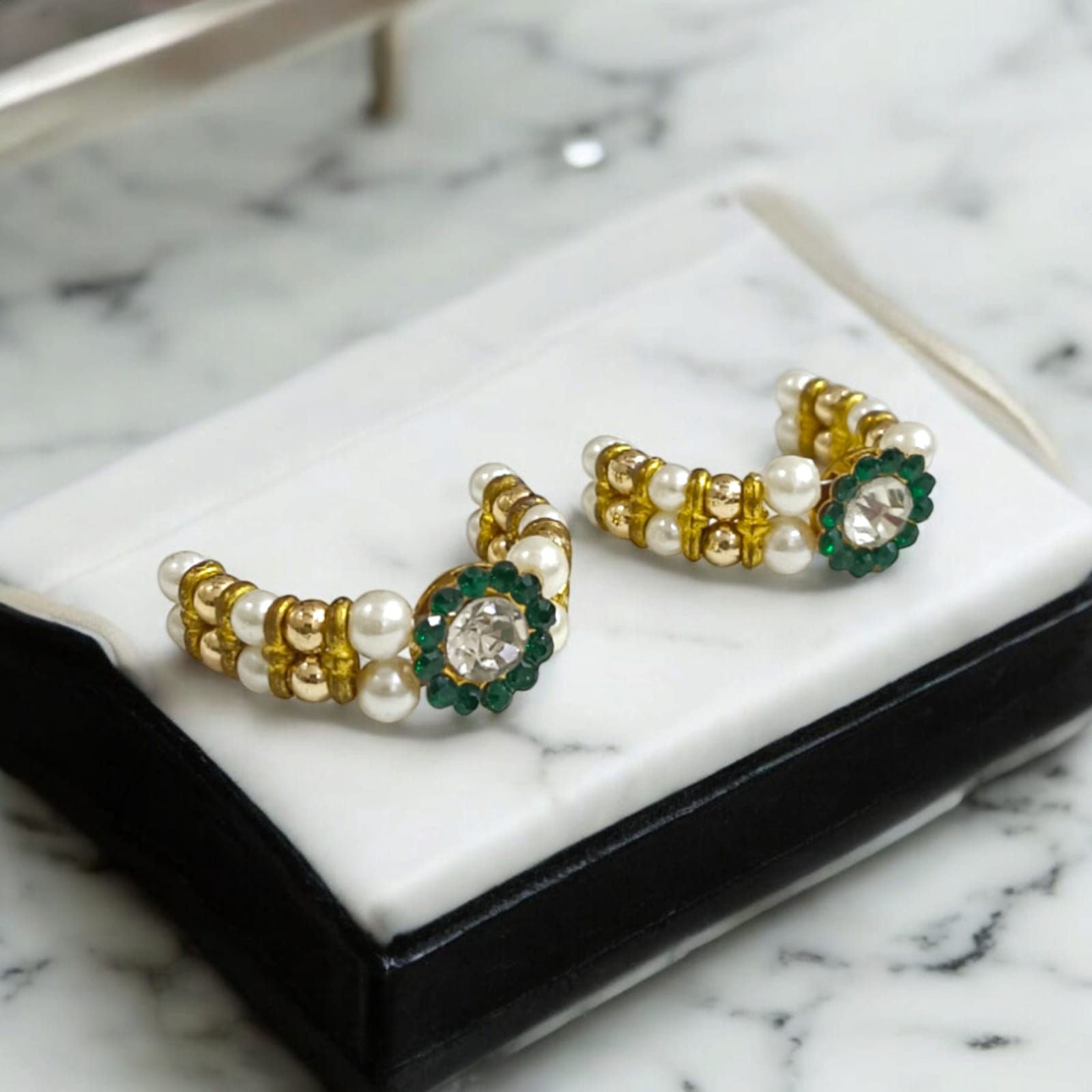 Laddu Gopal Moti Kada Set in six vibrant colors—Red, Peach, Yellow, Purple, Turquoise, and Dark Green by Timeshopee