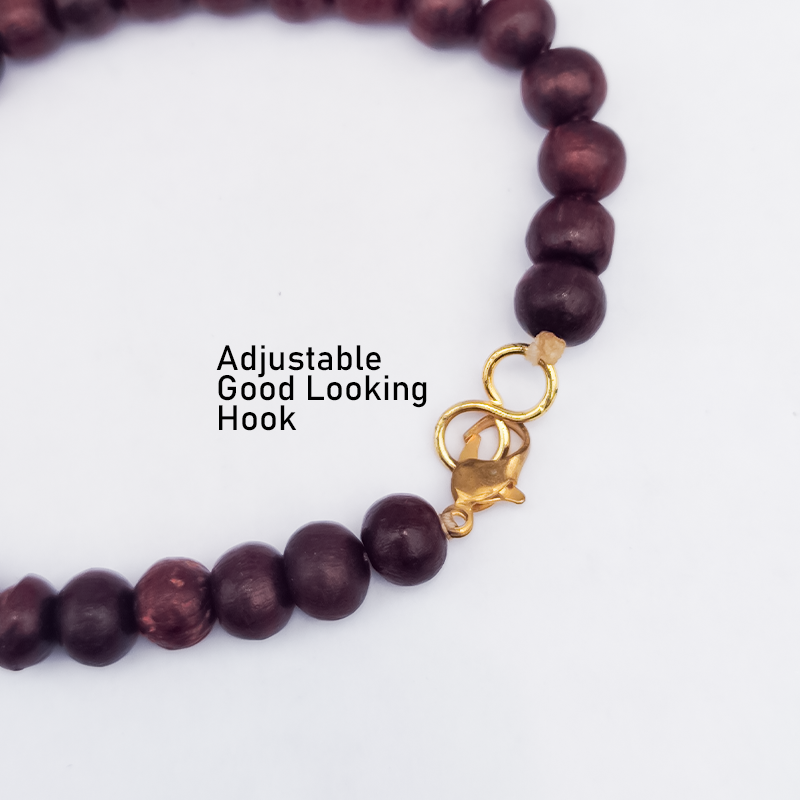 Lal Chandan Bracelet | Lab Certified Red Sandalwood