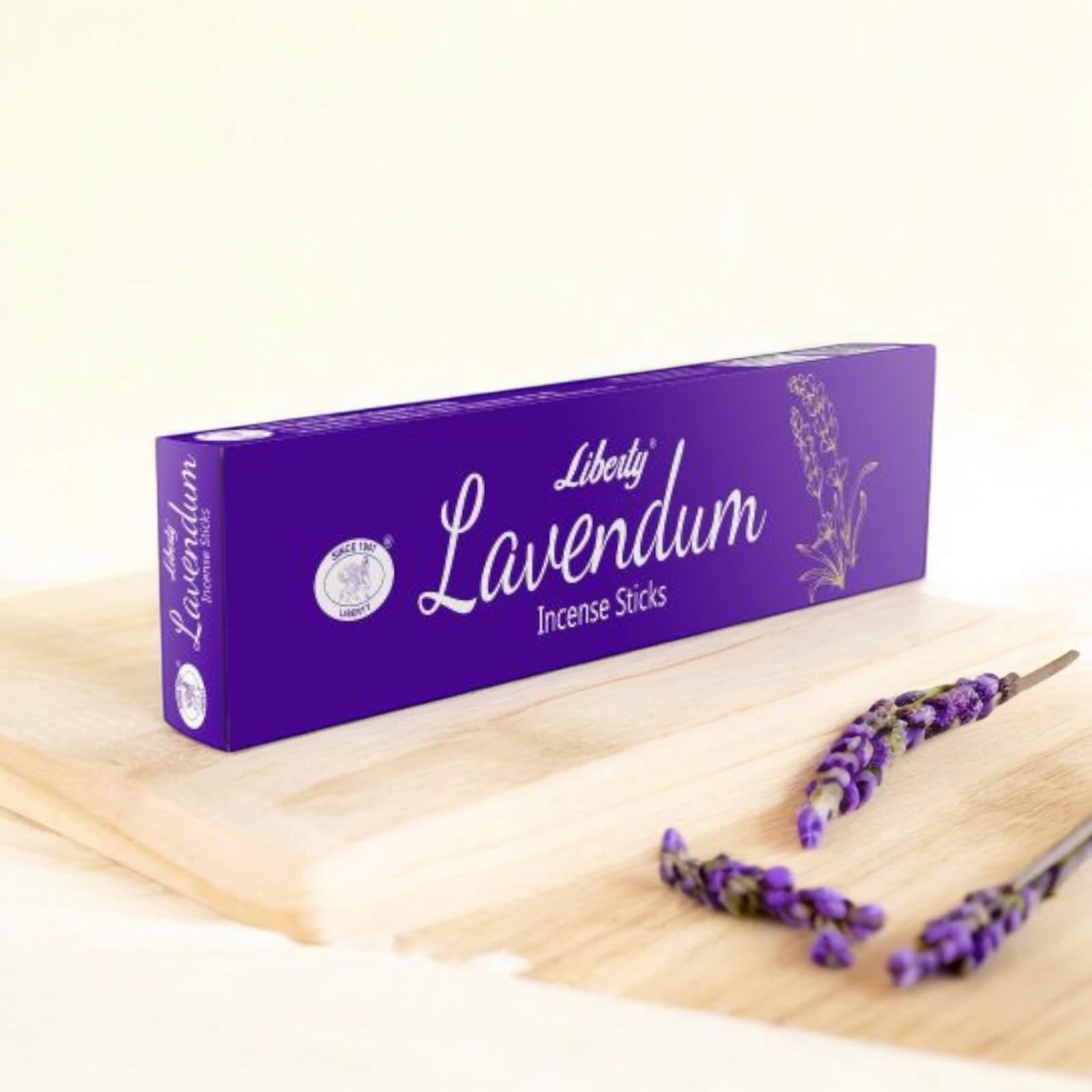 Lavender Incense Sticks 9 Inches with Scented Bathi, 40 Minutes Burning Time | Economy Pack with Free Gift Inside | Liberty | Timeshopee