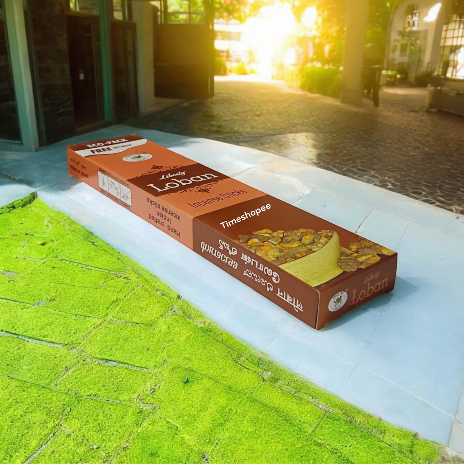 Loban Incense Sticks in an economy pack with a free gift inside, perfect for home and office temples, from Timeshopee