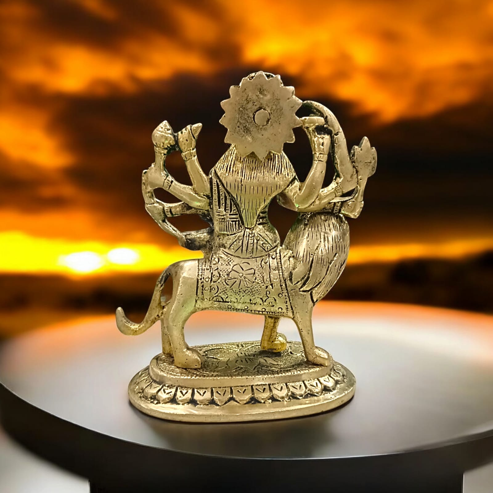 Maa Durga Idol in Brass | Maa Sherawali Murti | Timeshopee