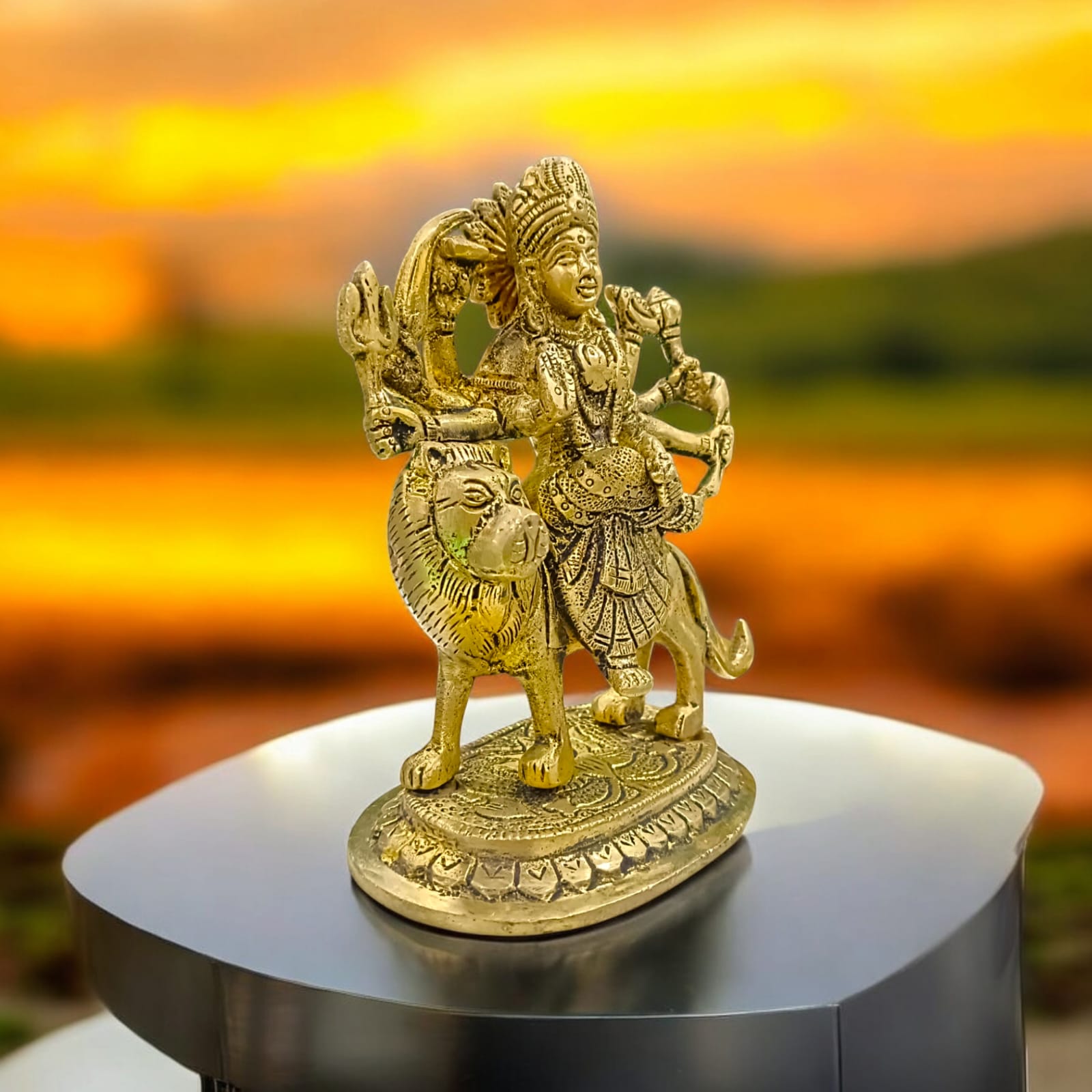 Maa Durga Idol in Brass | Maa Sherawali Murti | Timeshopee