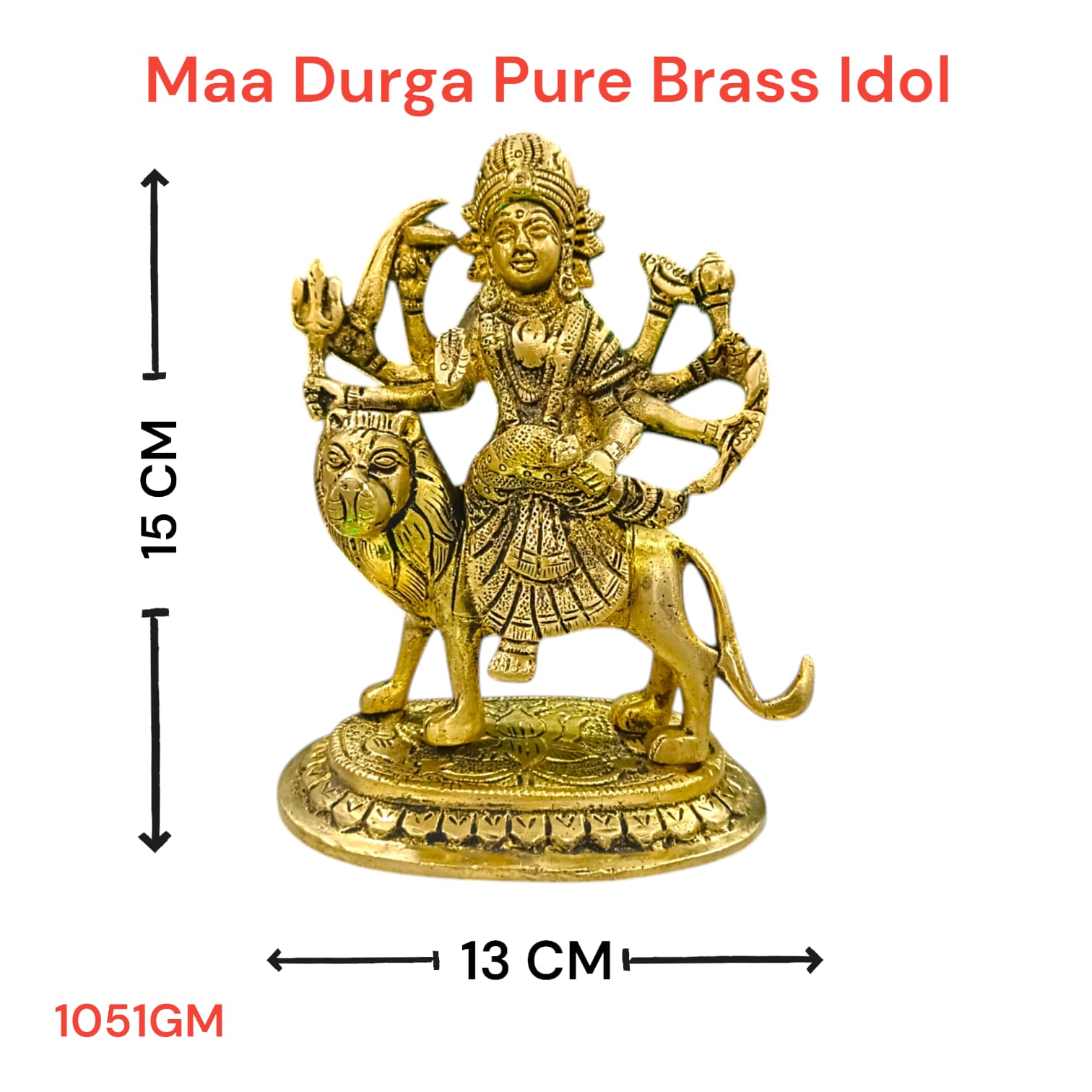 Maa Durga Idol in Brass | Maa Sherawali Murti | Timeshopee