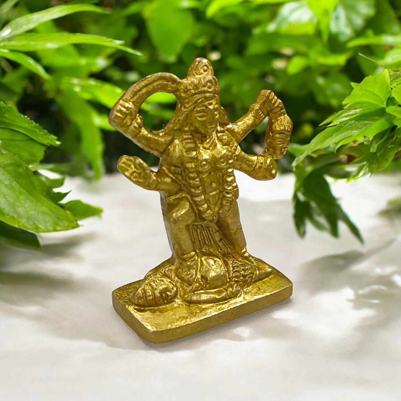 Maa Kali Brass Idol, Kali Mata Murti, 6.5 cm length, 123 grams, available at Timeshopee.