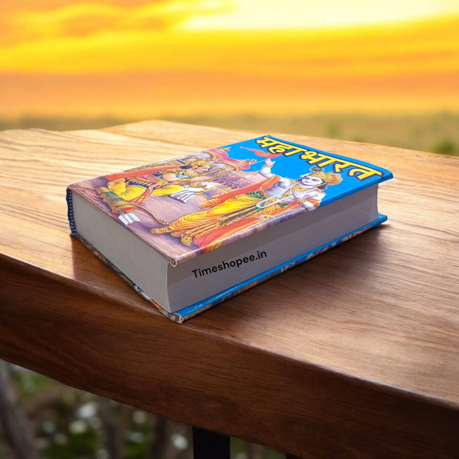 Mahabharat Hindi Book with 1224 pages, detailed epic narrative of the Mahabharat, available at Timeshopee