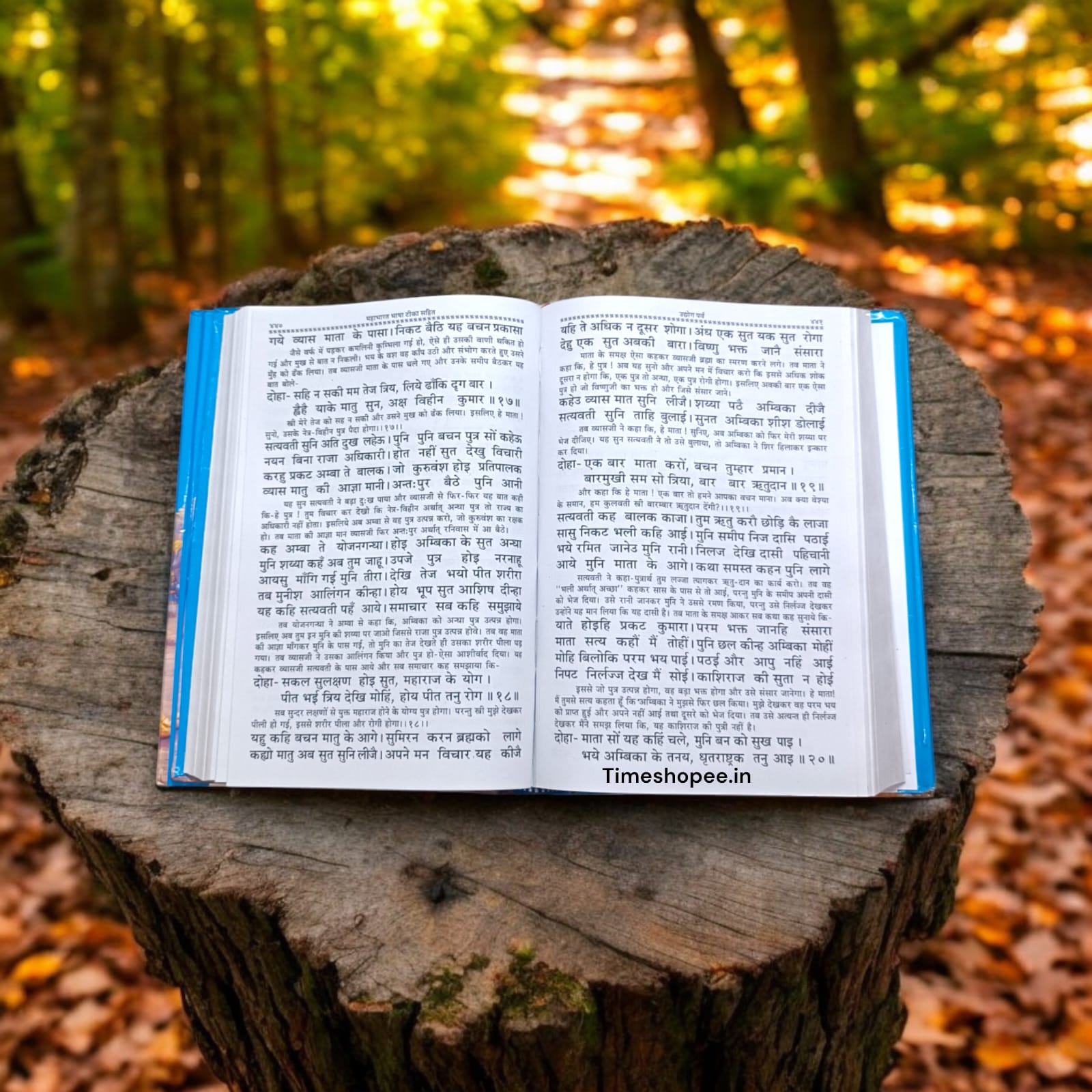 Mahabharat Hindi Book with 1224 pages, detailed epic narrative of the Mahabharat, available at Timeshopee