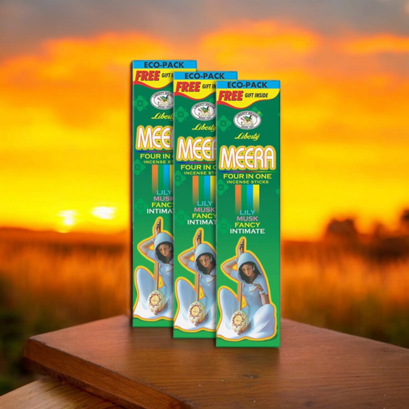 Meera Incense Sticks Economy Pack with Free Gift Inside by Timeshopee