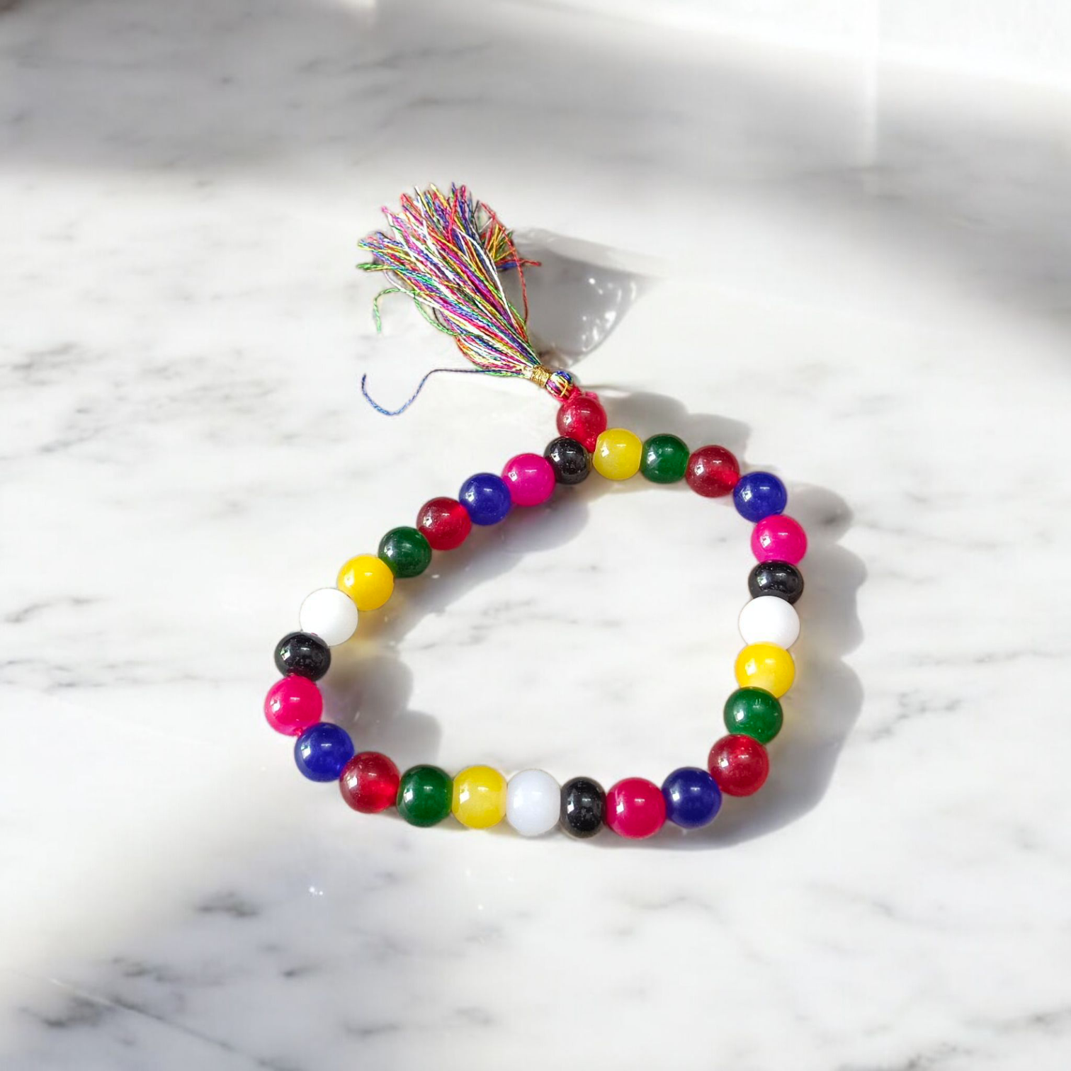 Mixed Agate Mala - Mix Hakik Mala With Lab Certified By Timeshopee